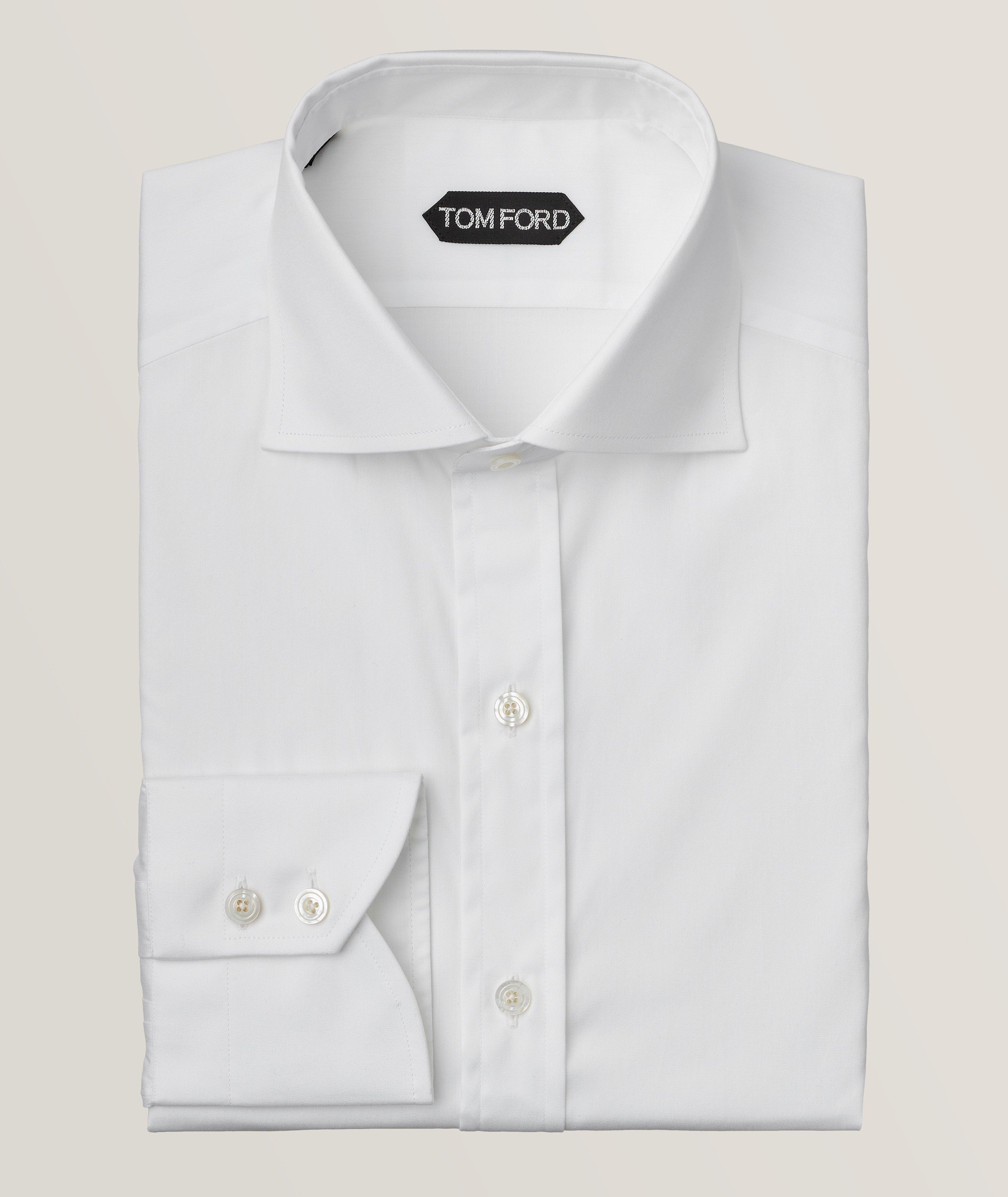 Slim Fit Stretch Poplin Dress Shirt