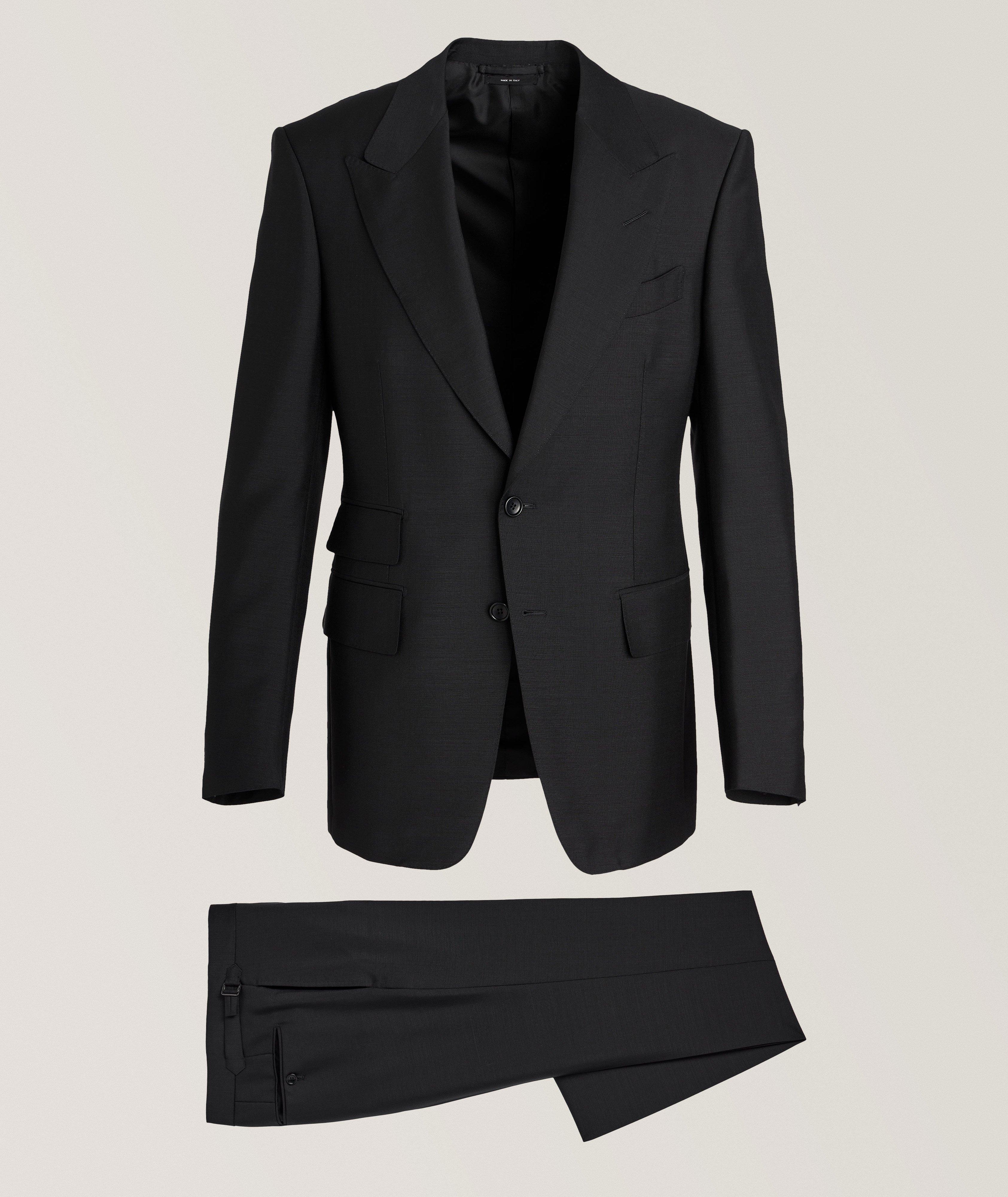 Tom Ford Complet Shelton En Mohair Et En Laine En Noir , Taille Homme 40