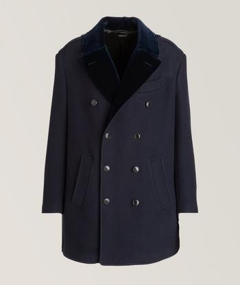 Pea on sale wool coat