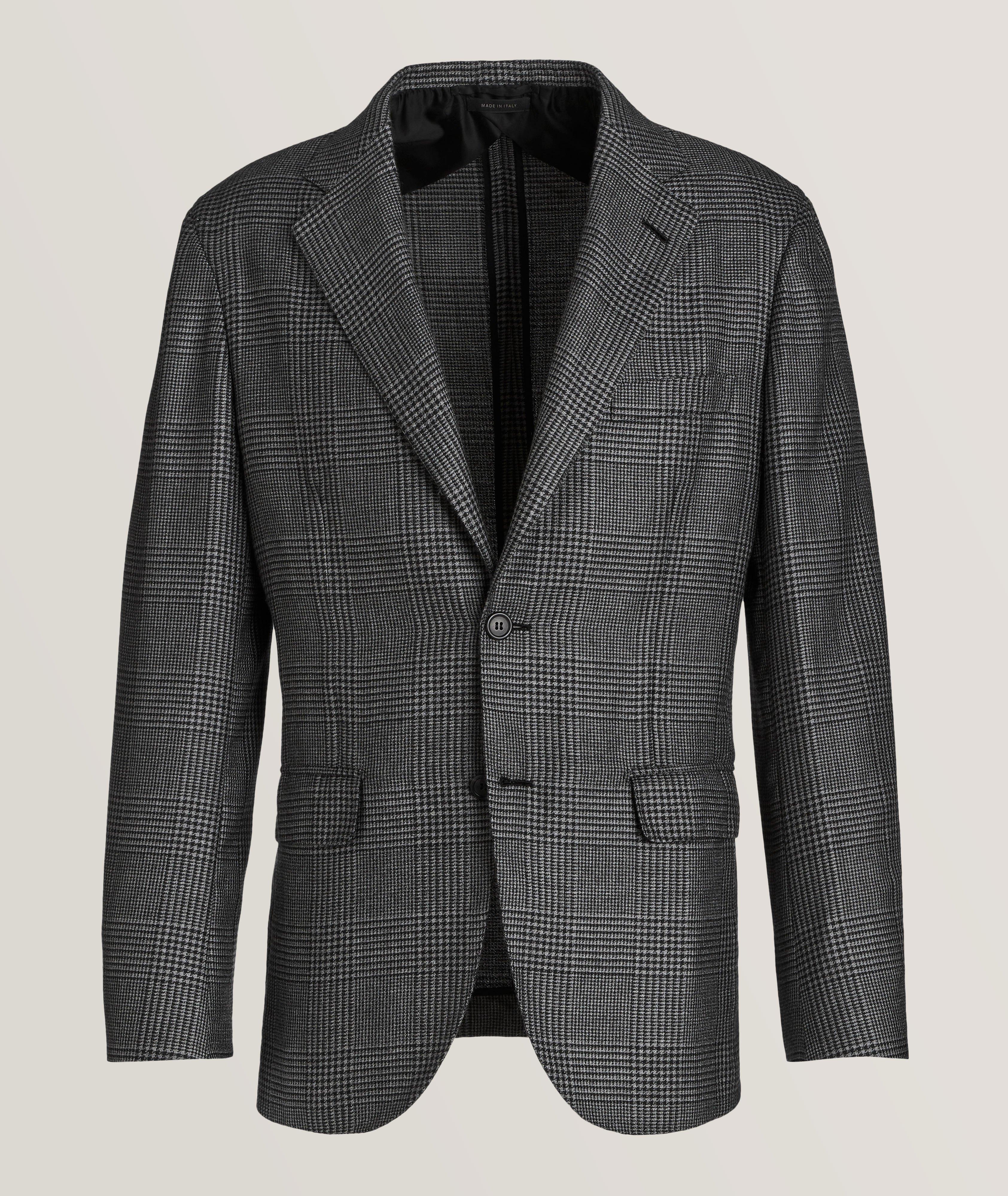 Brioni Veston Plume En Mélange De Cachemire Et De Soie En Noir , Taille Homme 54