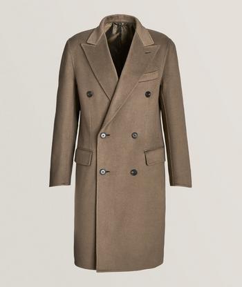 HiSO Wool Mink Lapel Overcoat | Coats | Harry Rosen