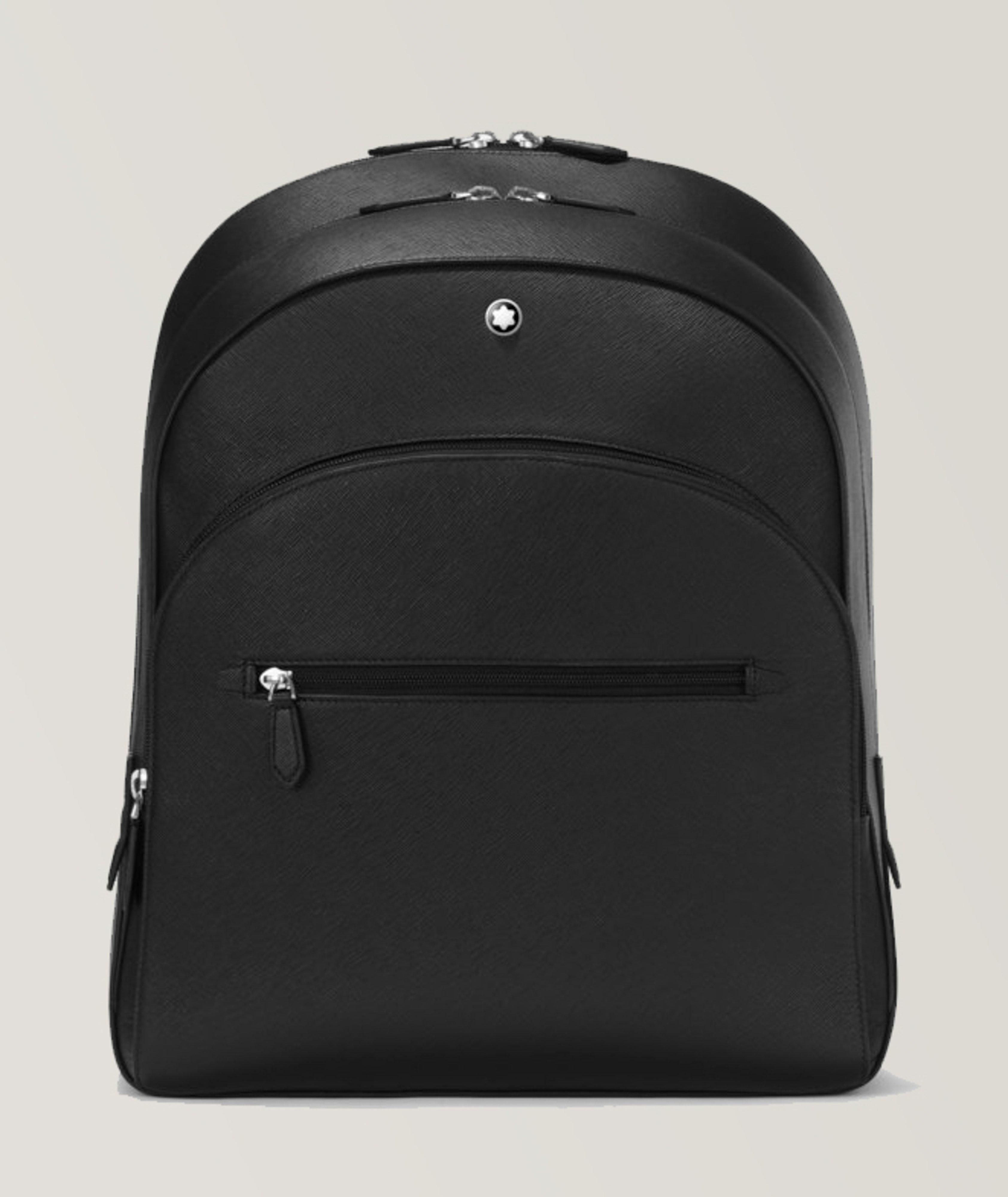 Montblanc Sac À Dos En Cuir, Collection Sartorial En Noir