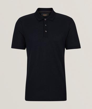 Boss black polo clearance shirt