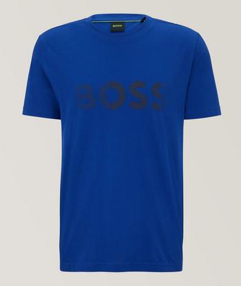 Boss blue clearance t shirt