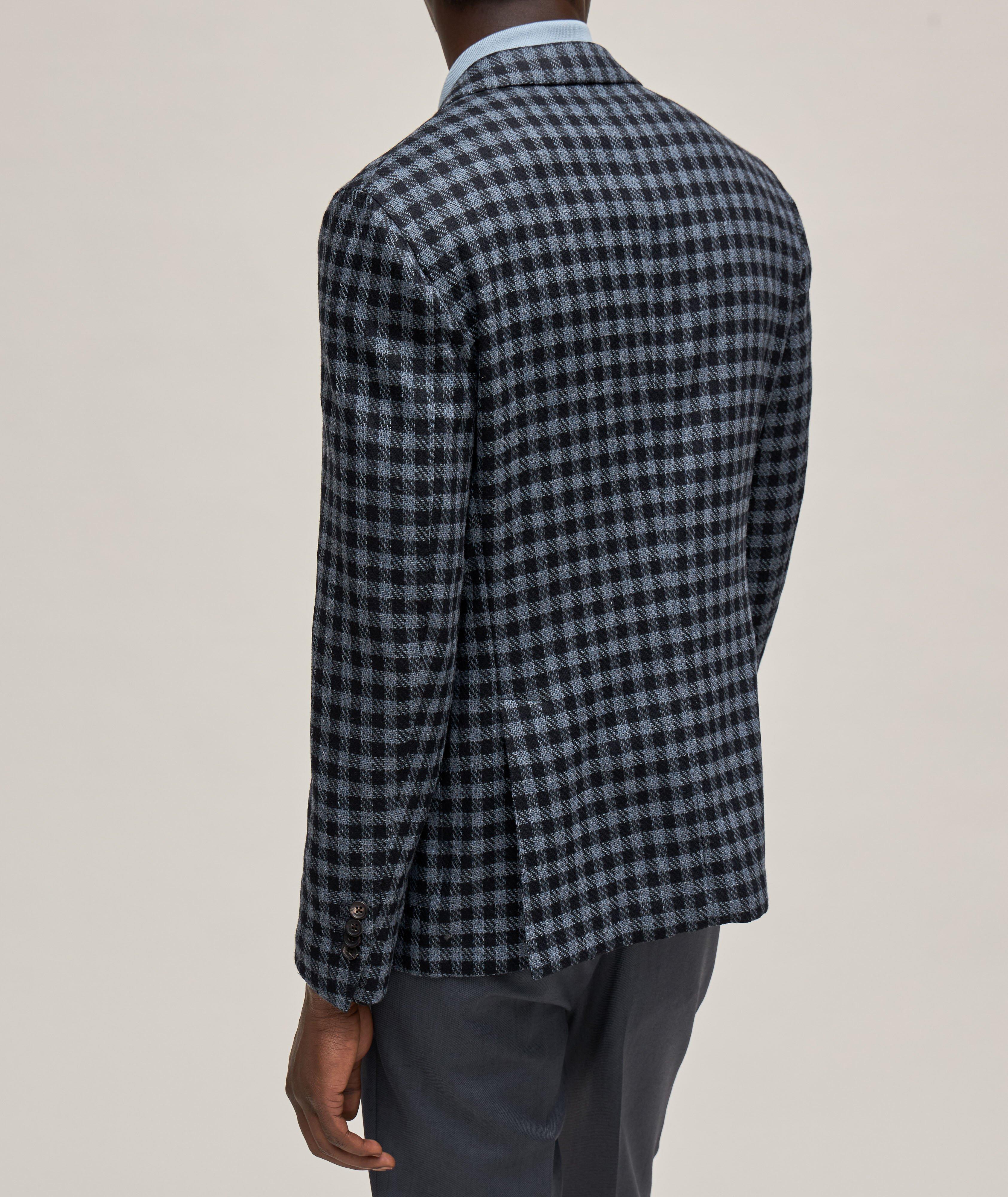 Berlino Checkered Wool-Cashmere Sport Jacket image 2