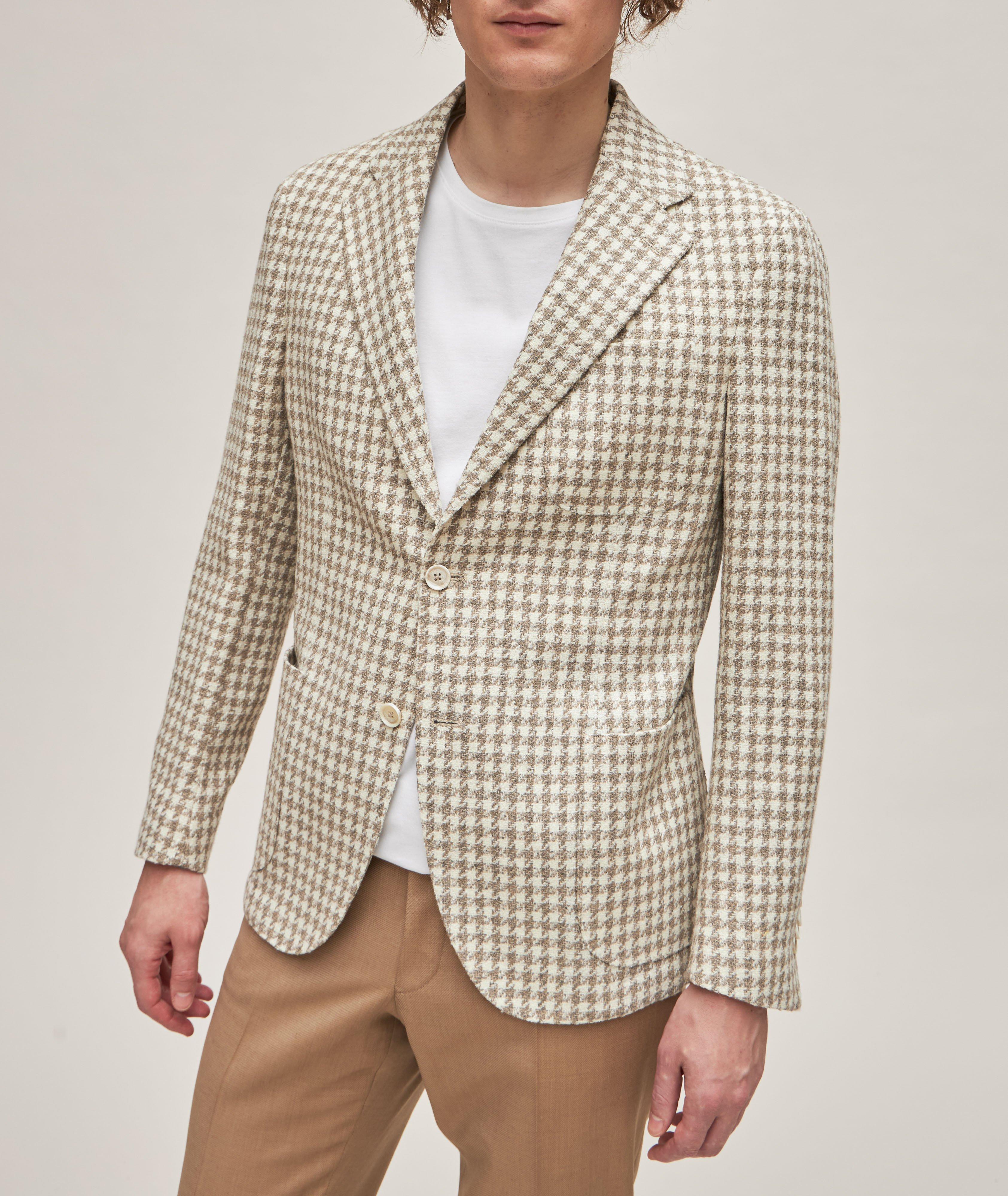 Berlino Houndstooth Wool-Cashmere Sport Jacket image 1