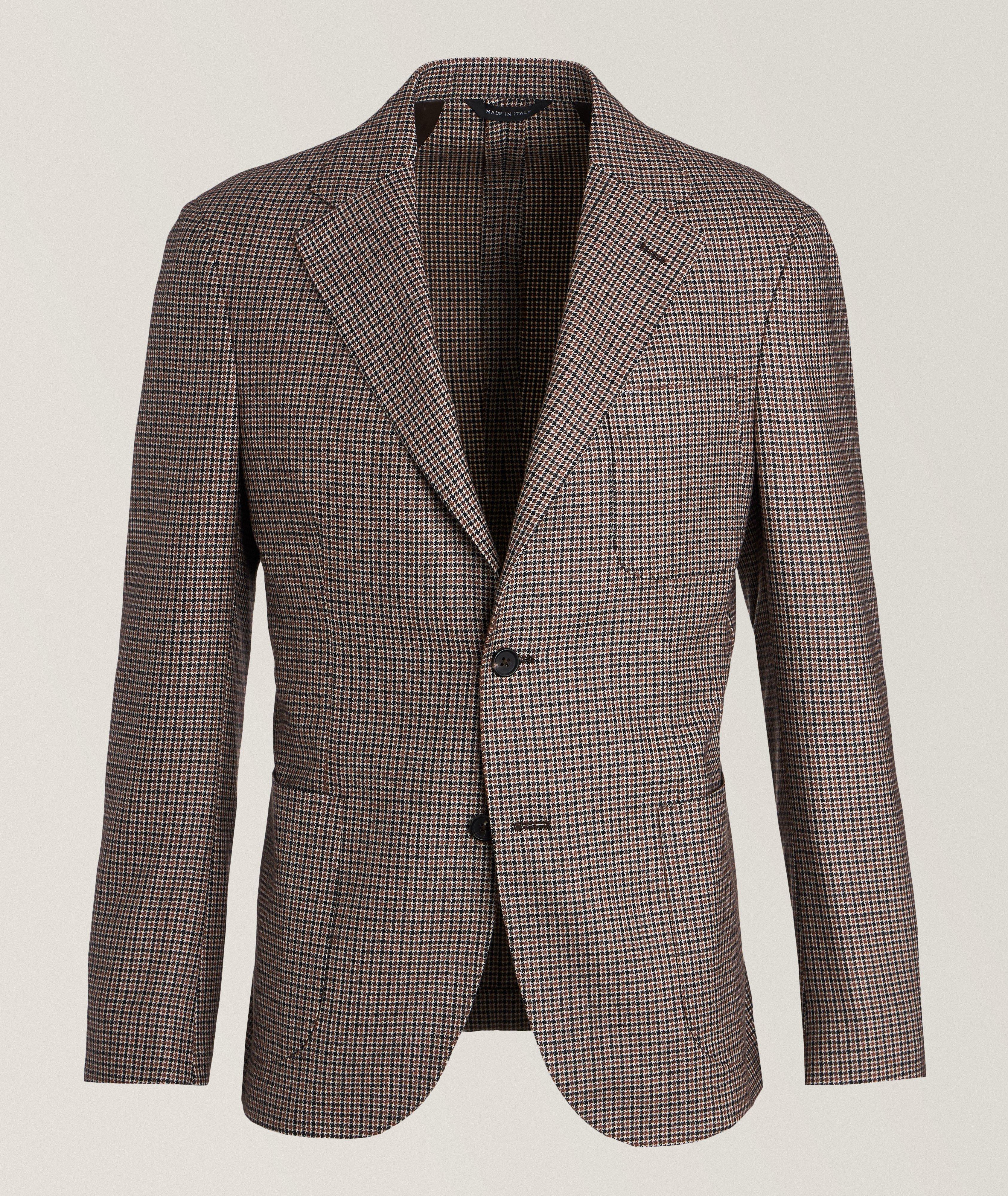 Berlino Houndstooth Wool-Cashmere Sport Jacket image 0