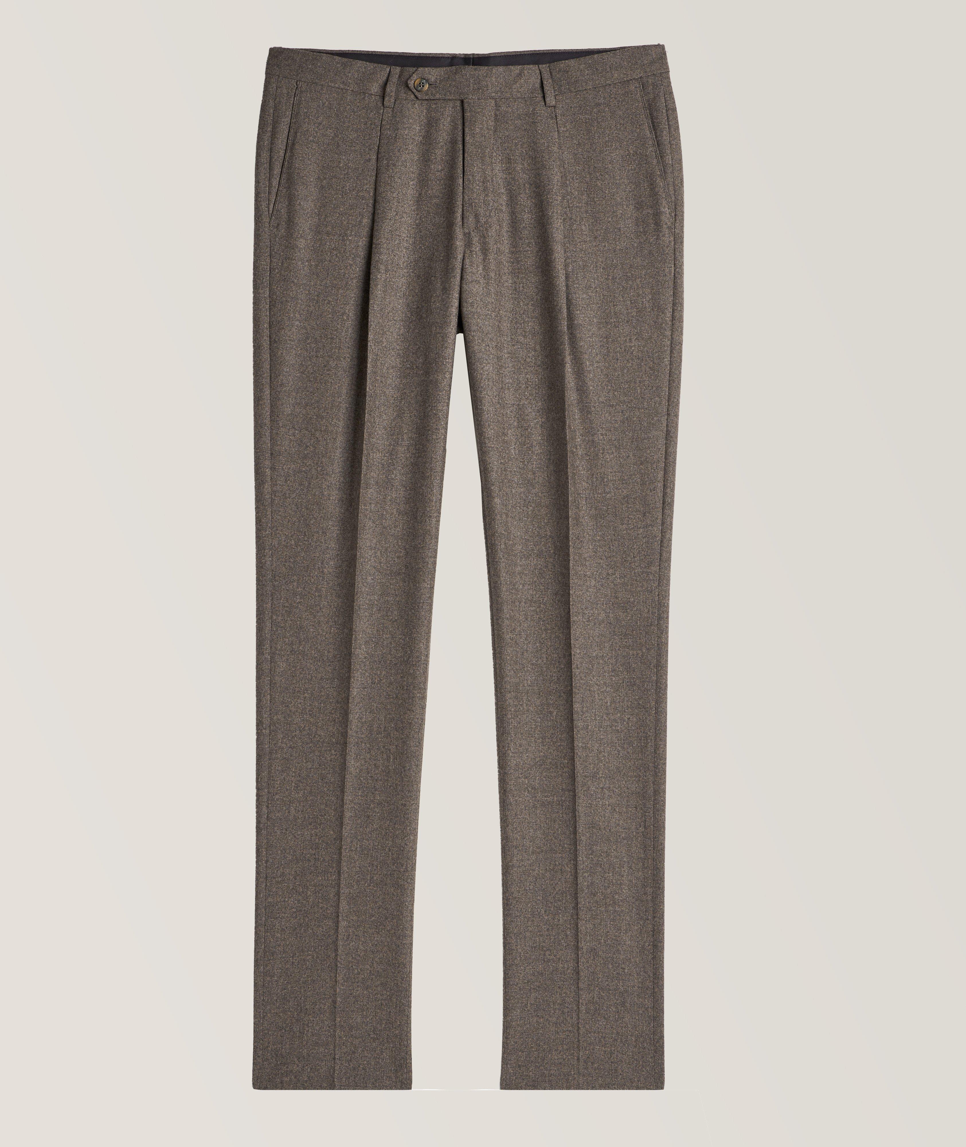 Harold De Harry Rosen Pantalon Habillé En Laine En Brun , Taille Homme 56