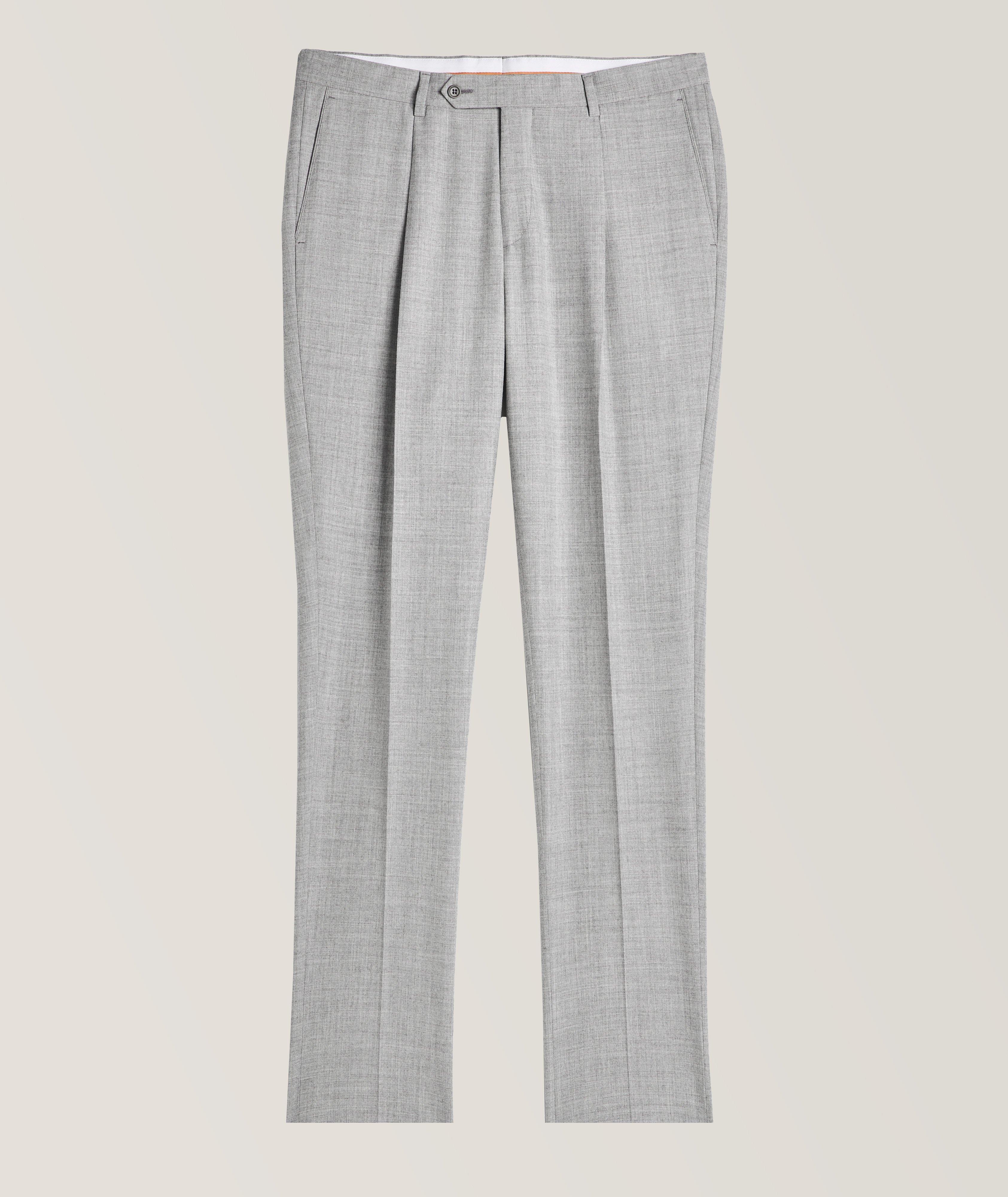 Harold De Harry Rosen Pantalon Habillé En Laine En Gris , Taille Homme 50