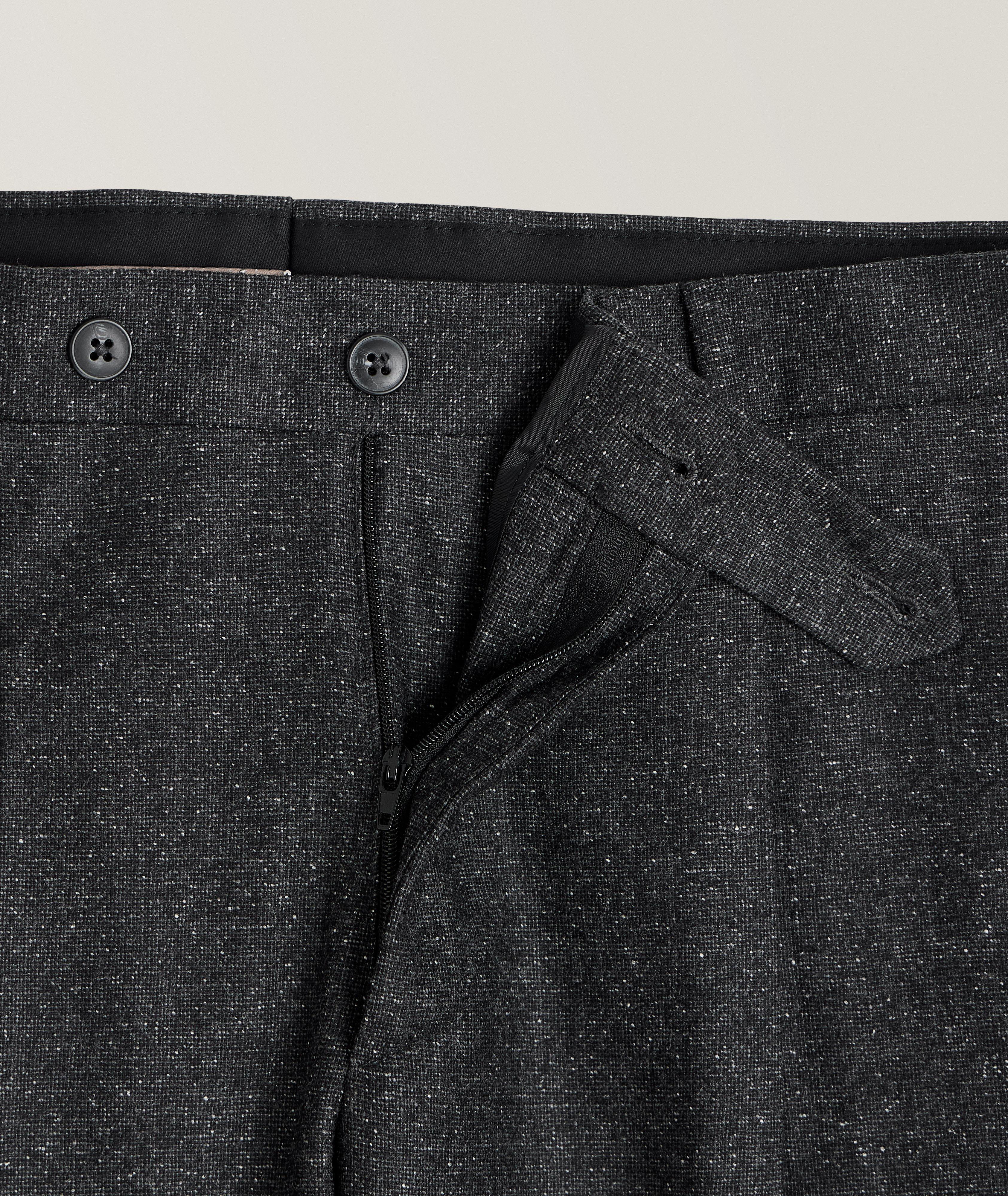Zignone Event Mélange Stretch-Blend Dress Pants  image 1