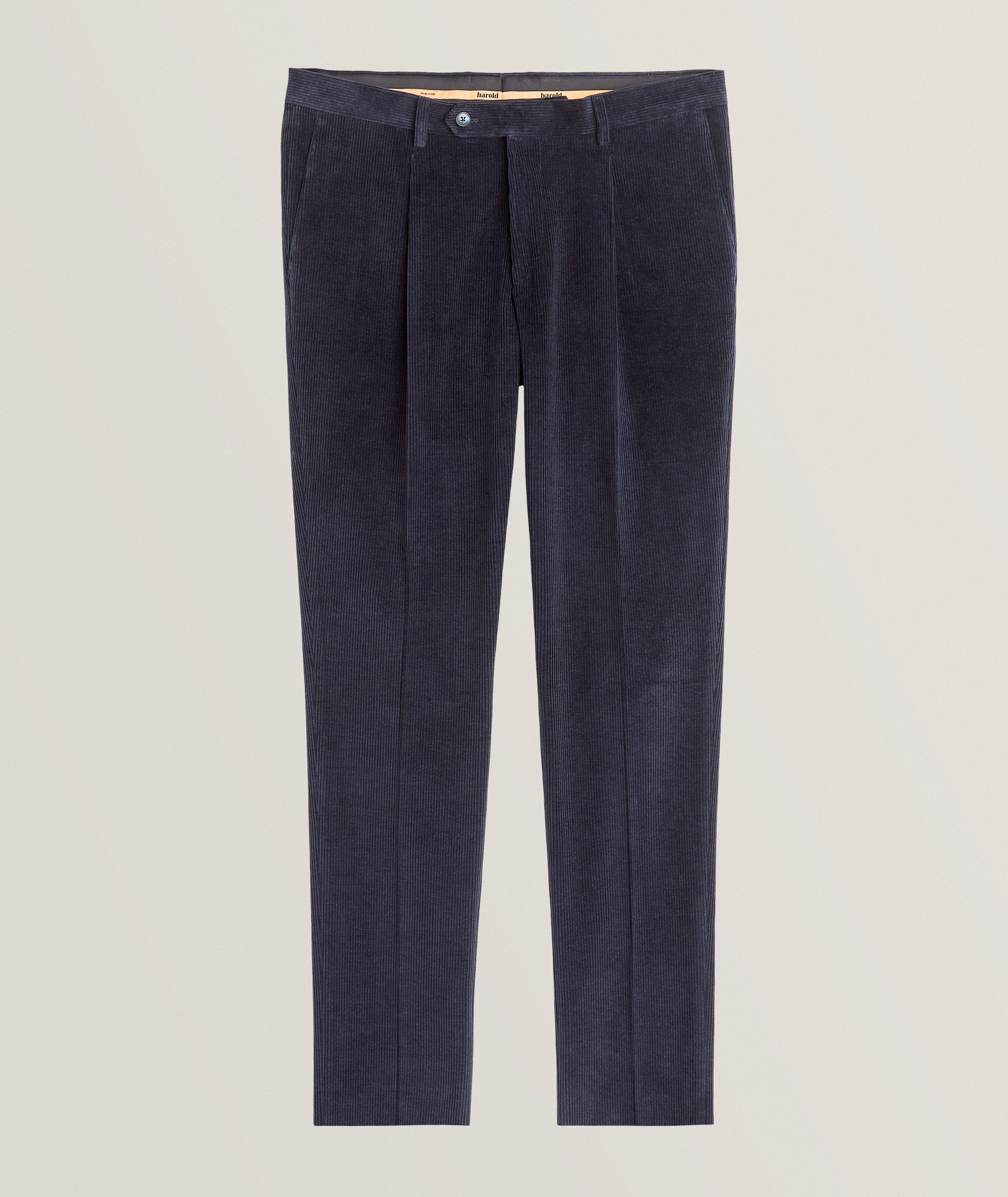 Harold De Harry Rosen Pantalon En Velours Côtelé En Bleu , Taille Homme 56