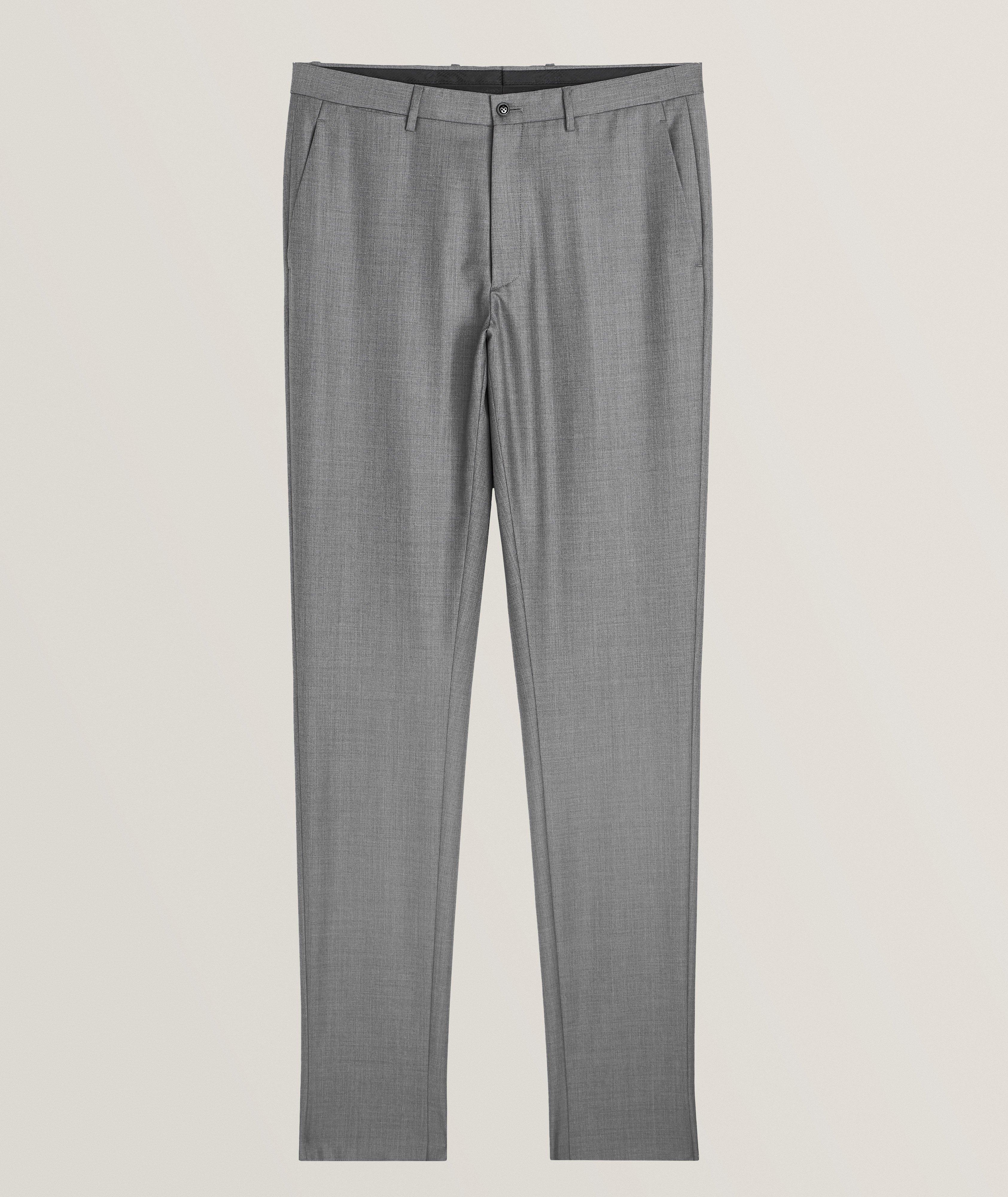 Giorgio Armani Pantalon Habillé En Laine Vierge Et En Cachemire En Gris , Taille Homme 46