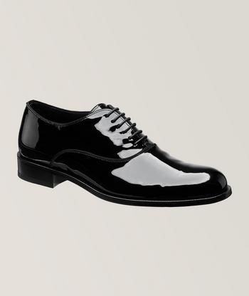 Harold by Harry Rosen Men s Glossy Patent Leather Derby Shoes