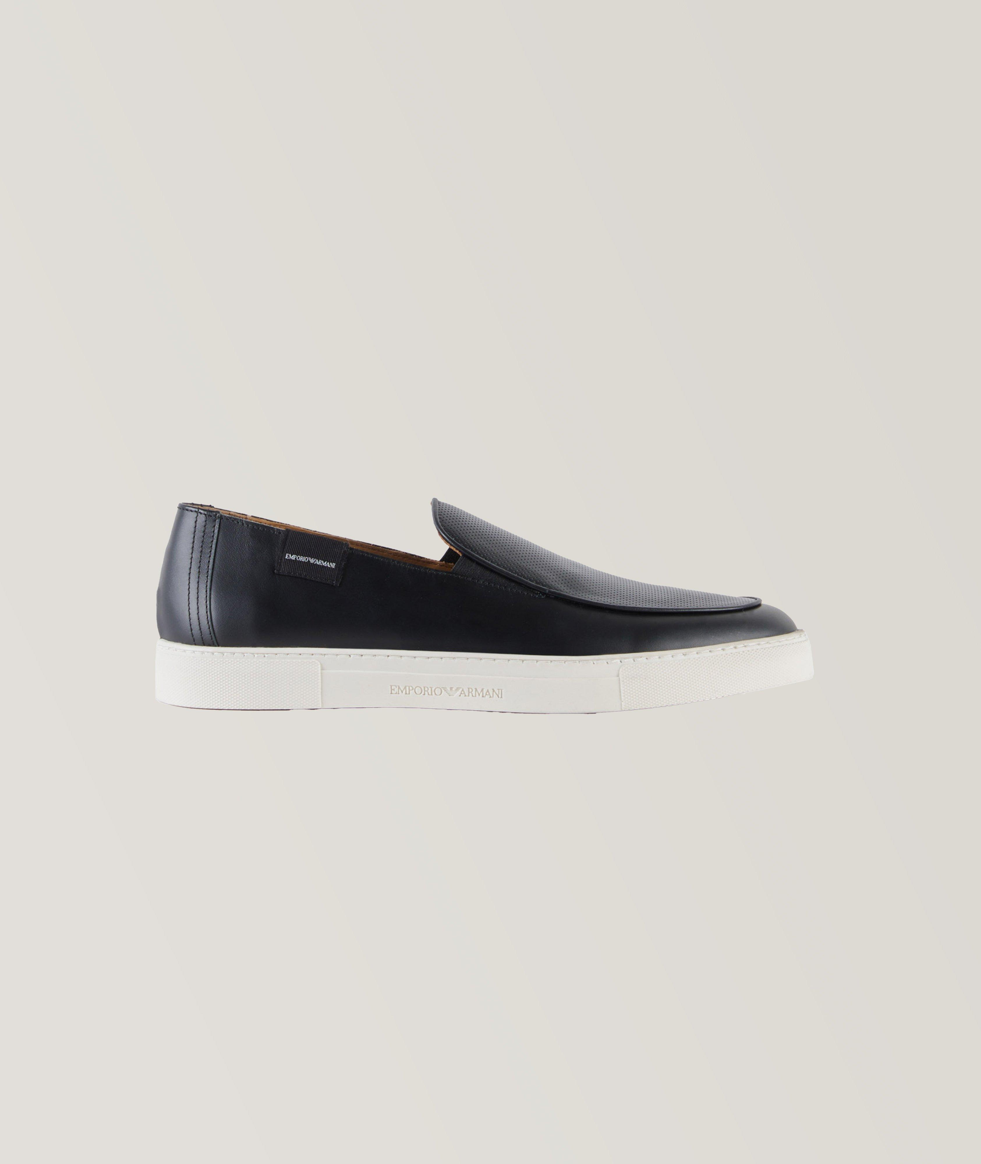 Perforated Leather Loafers