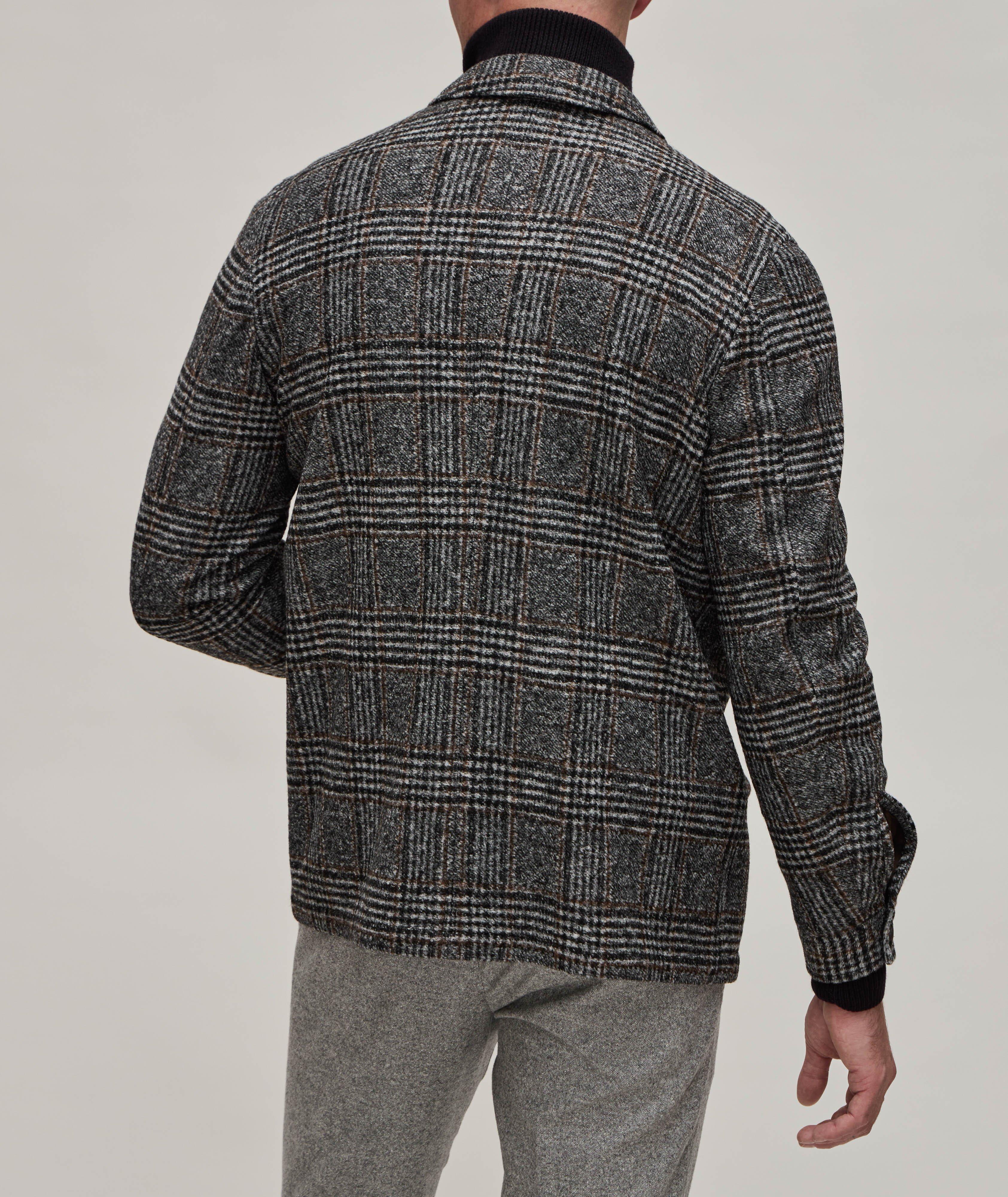 Windowpane Acrylic-Blend Overshirt image 2