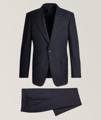 Zegna City Multiseason Tonal Micro Neat Wool Suit, Suits