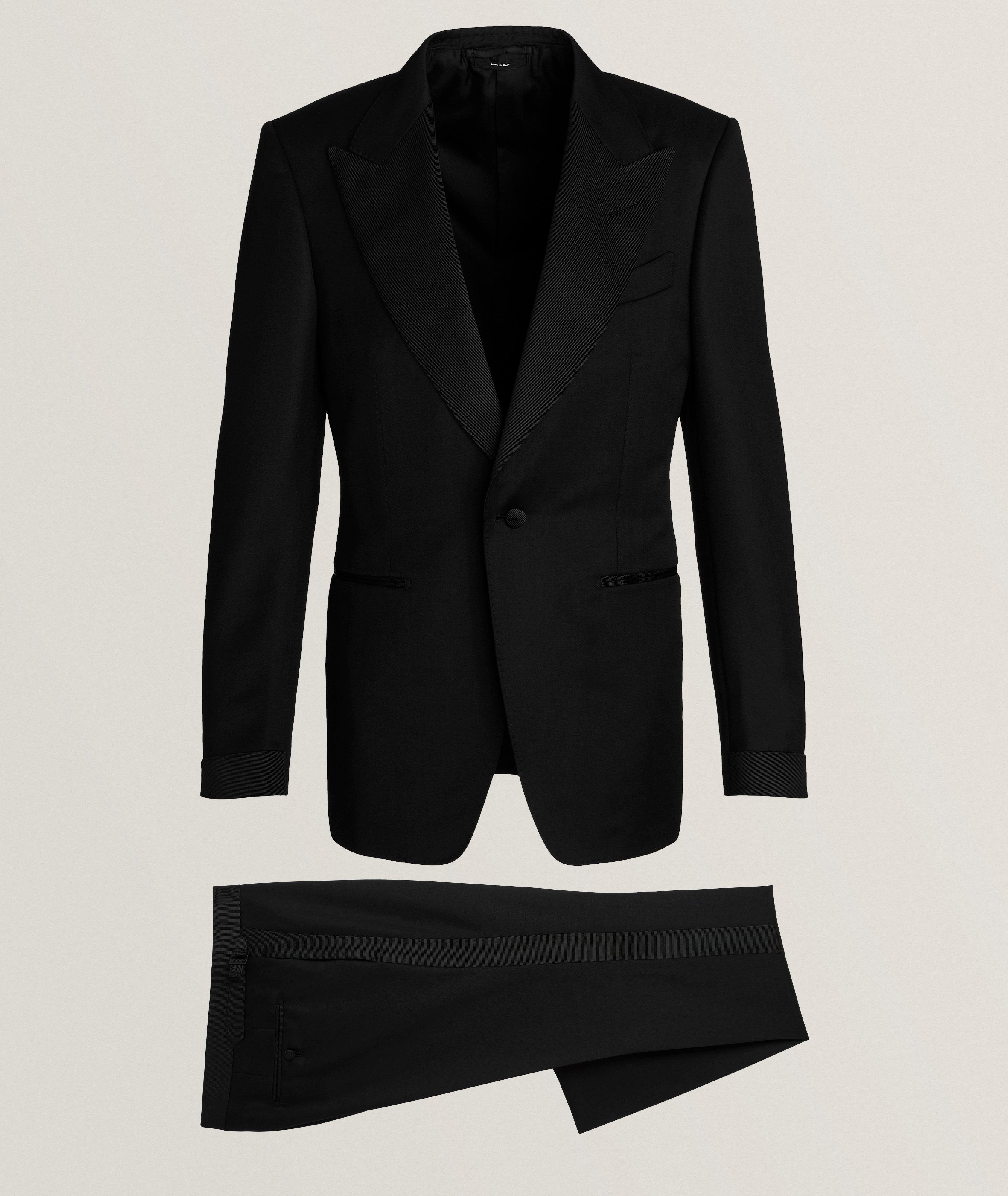 Tom Ford Smoking Shelton En Laine Et En Mohair En Noir , Taille Homme 42