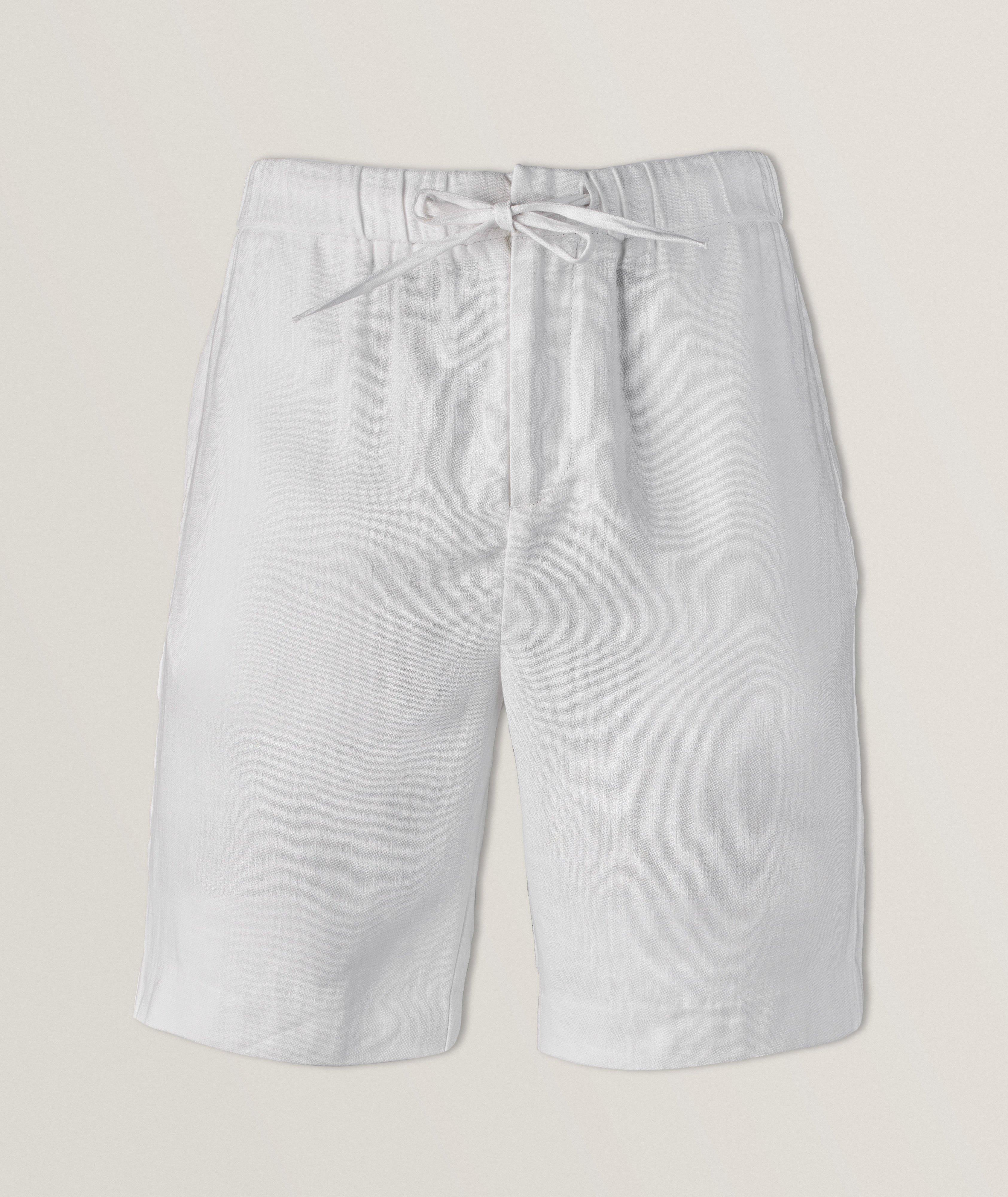 Linen-Cotton Chino Shorts