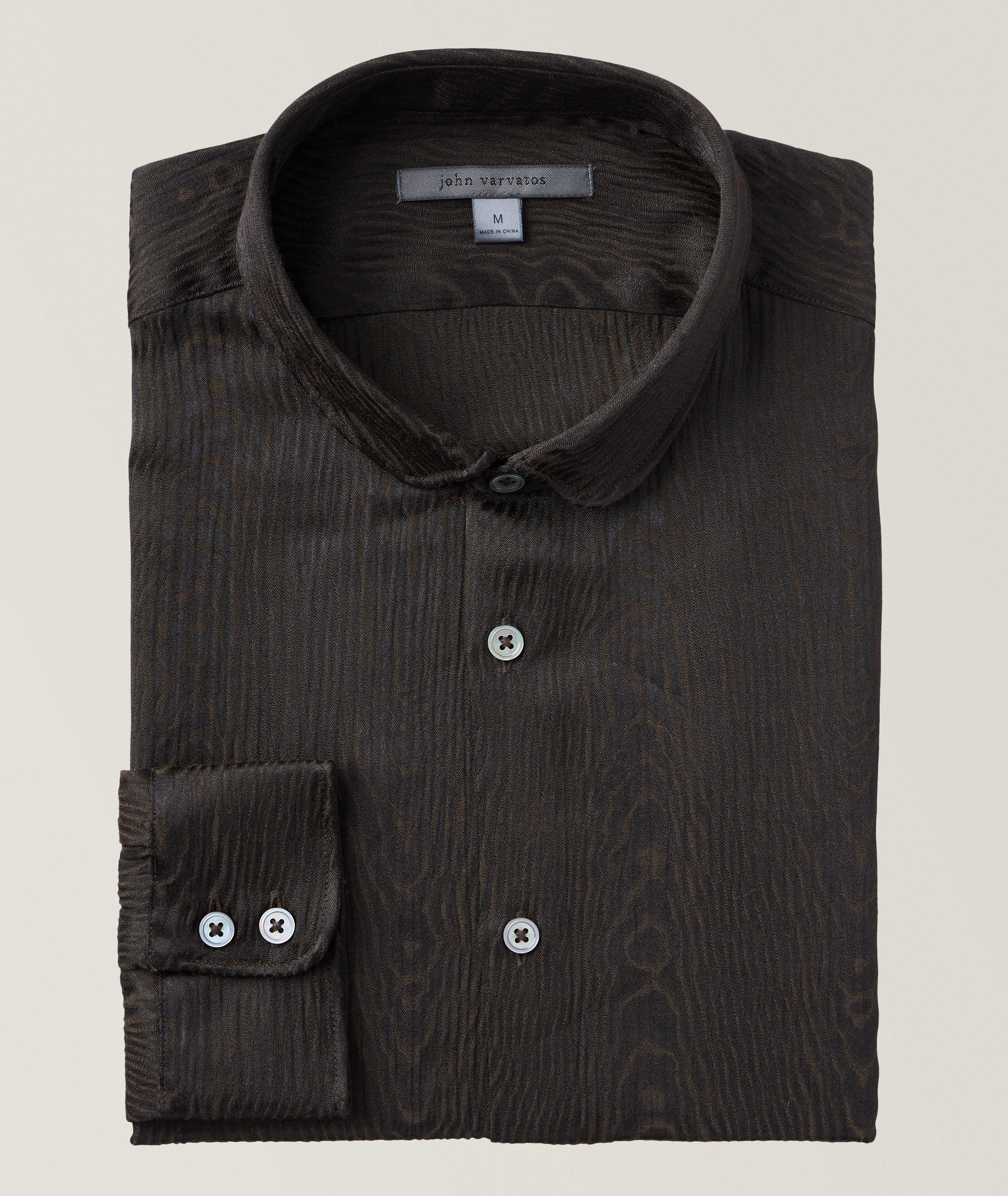 Glossy Wood Textured Sport Shirt