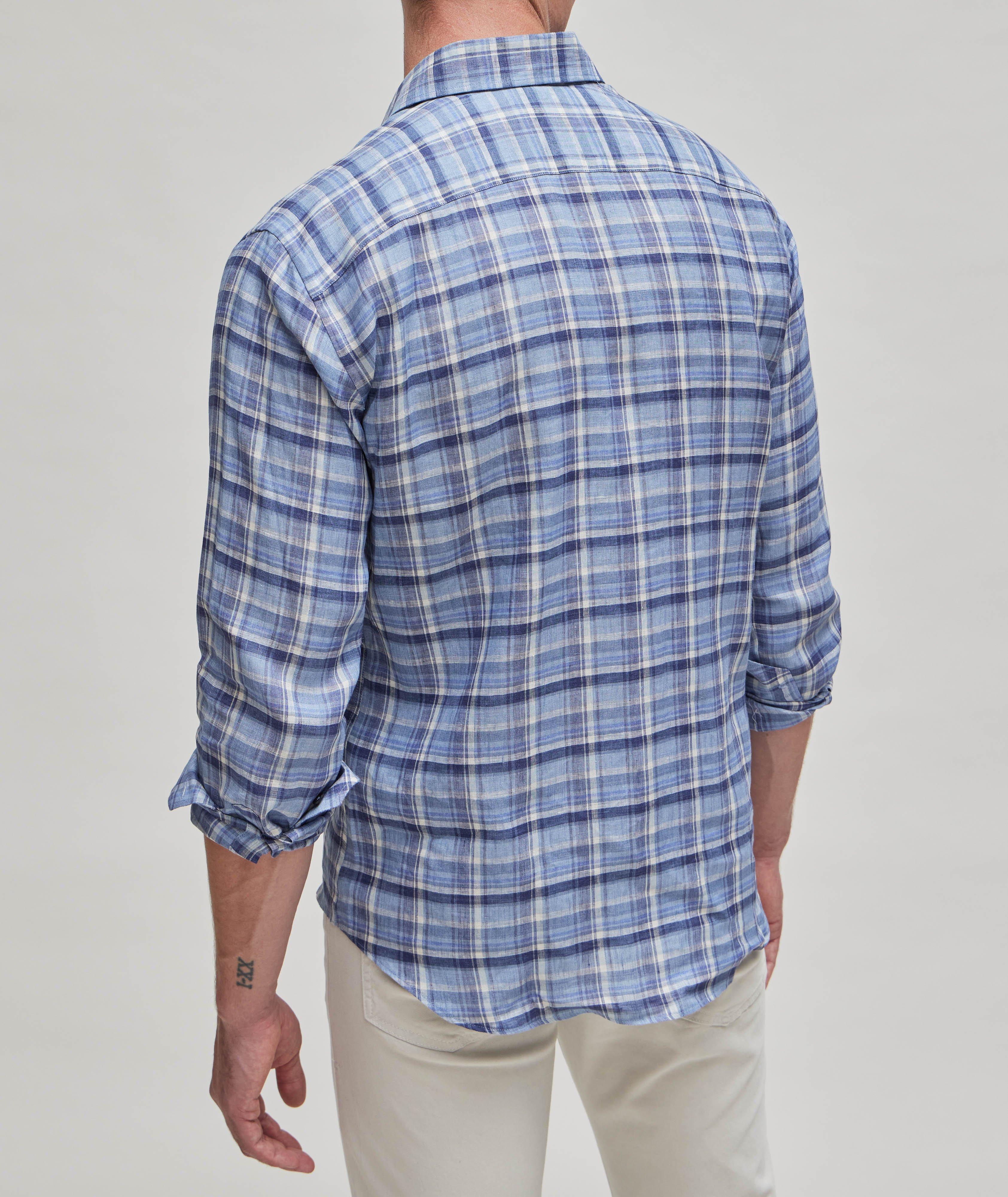 Brera Plaid Linen Sport Shirt image 2