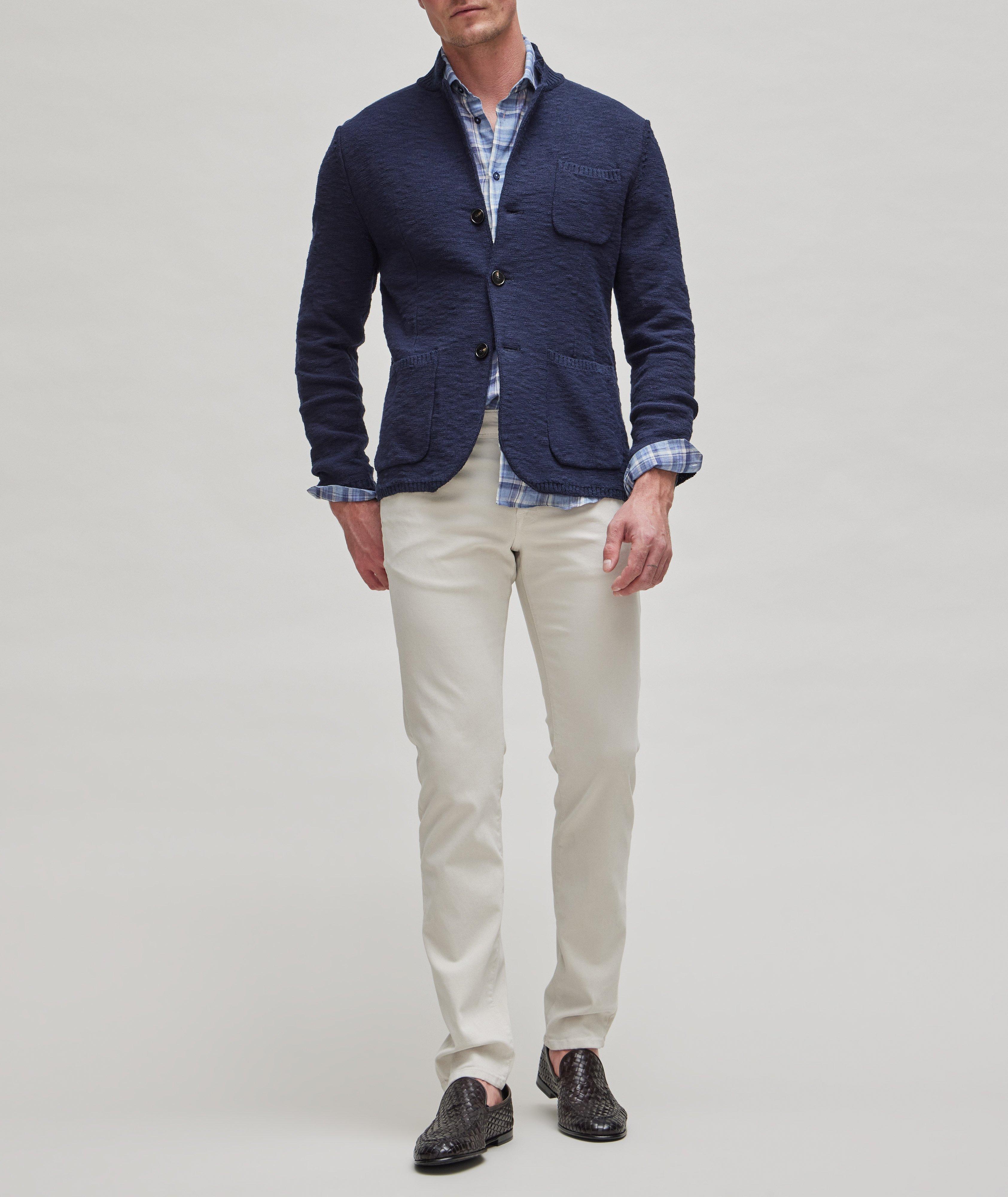 Brera Plaid Linen Sport Shirt image 3