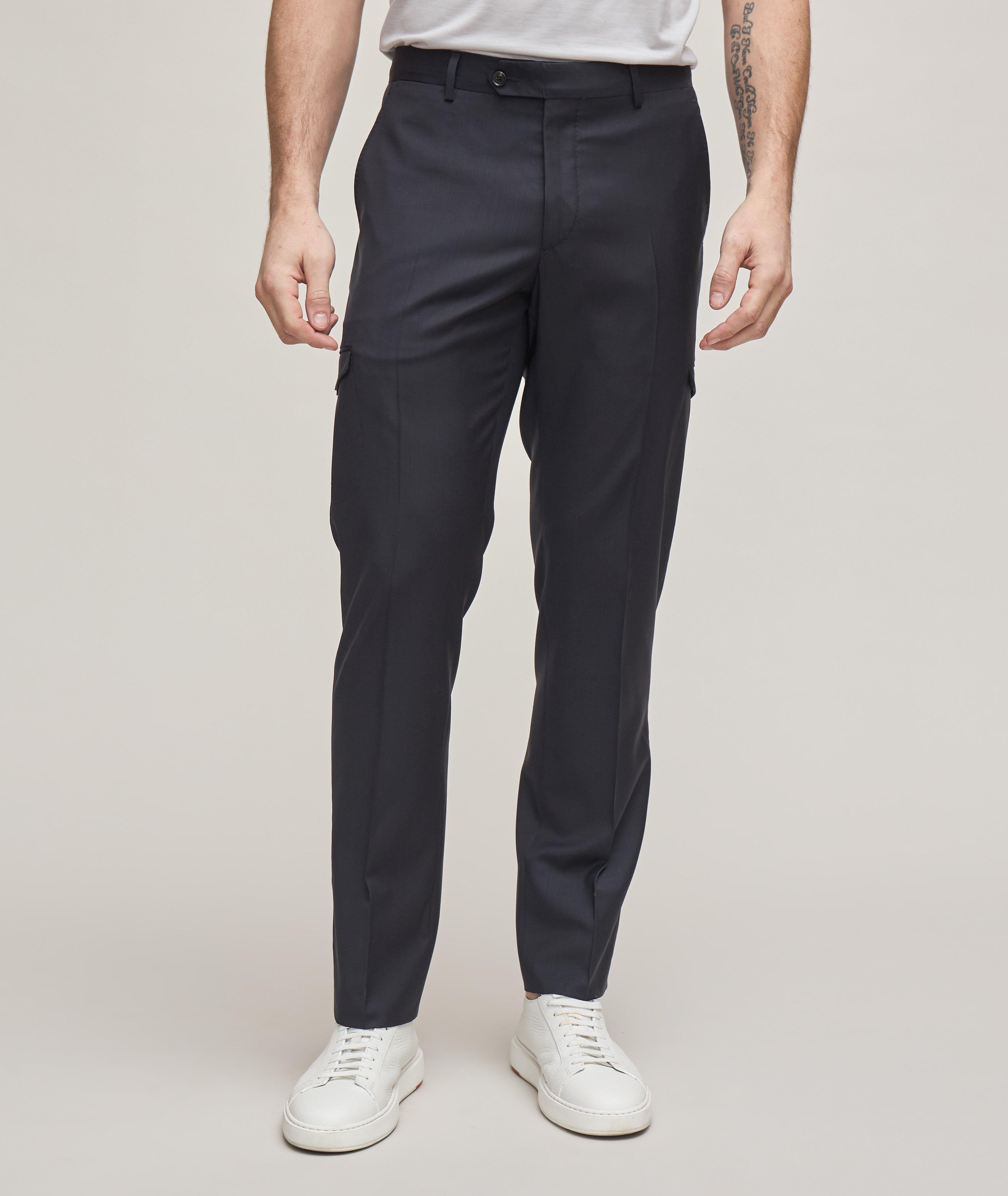 Pantalon cargo en laine mérinos Reda Active image 1