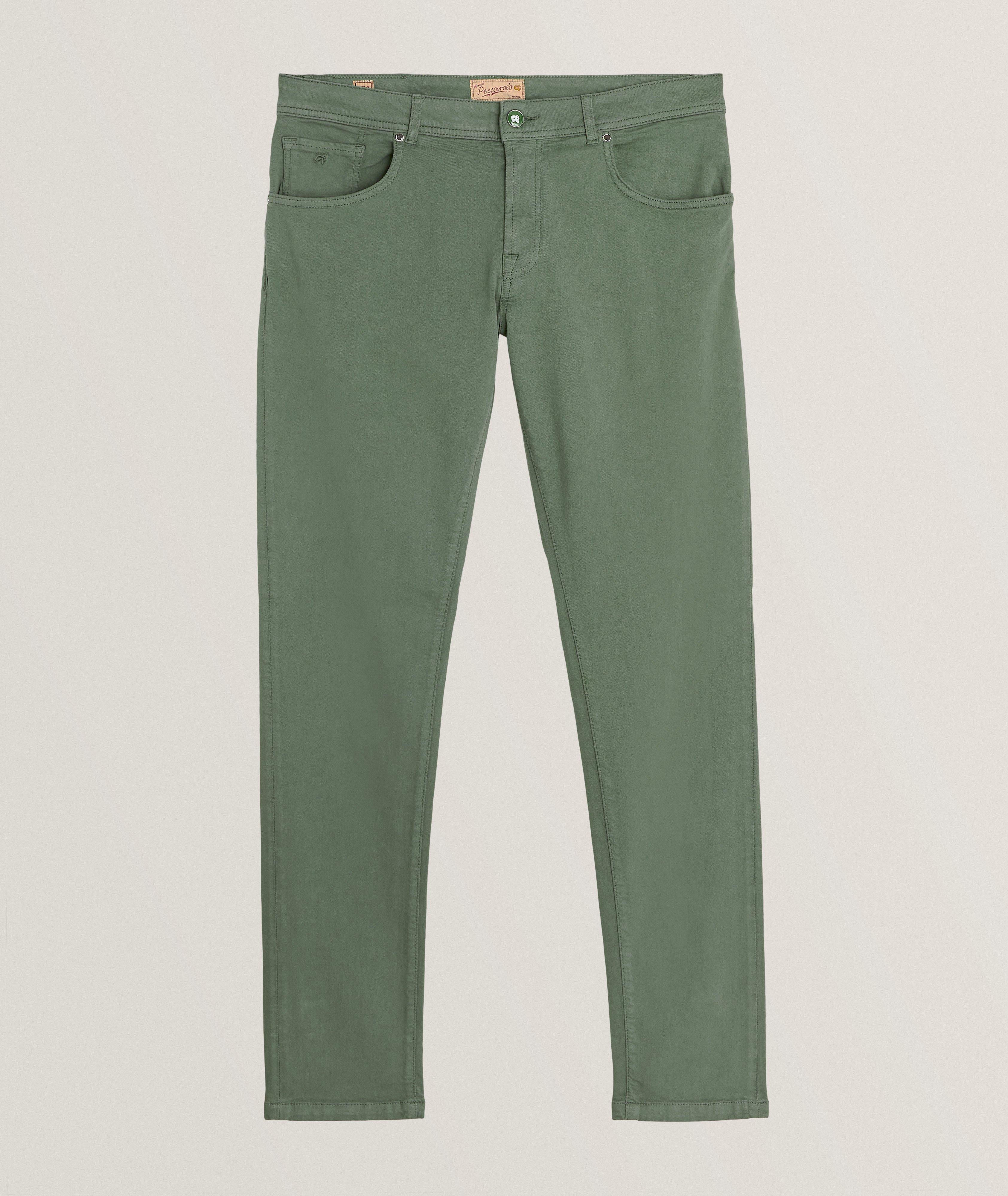 5-Pocket Style Stretch-Cotton Jeans  image 0