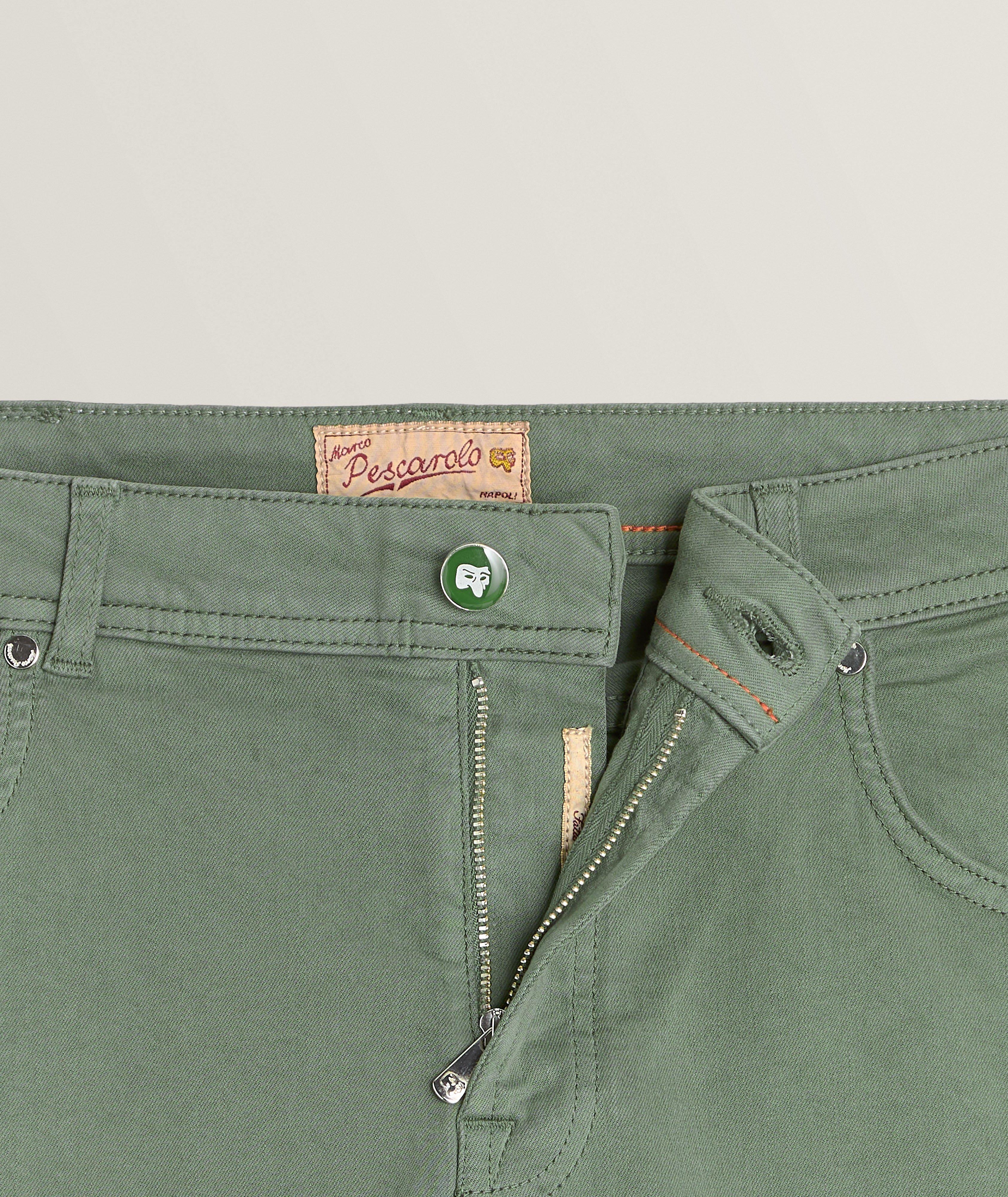 5-Pocket Style Stretch-Cotton Jeans  image 1