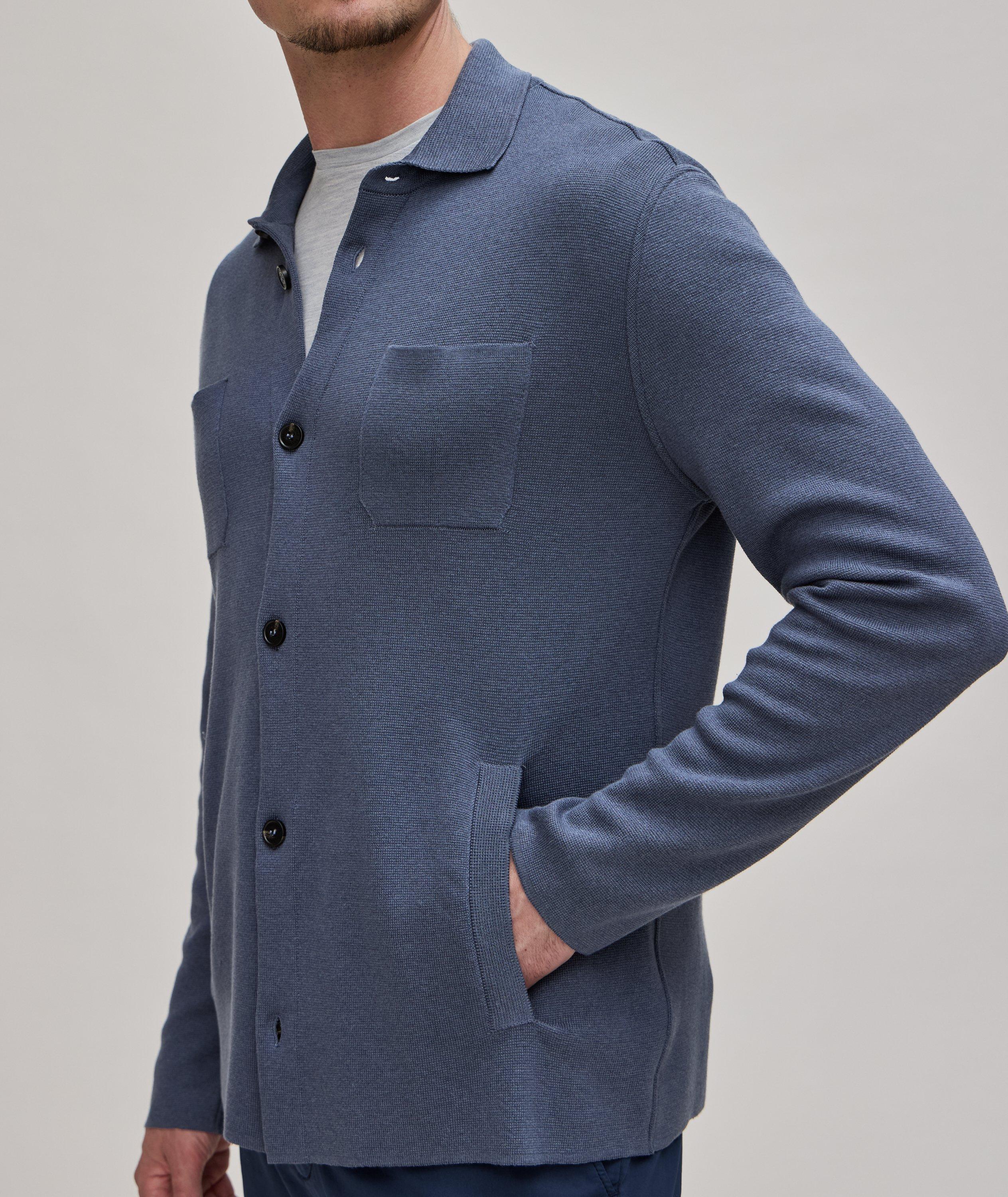 Silk-Cotton Knitted Cardigan  image 3