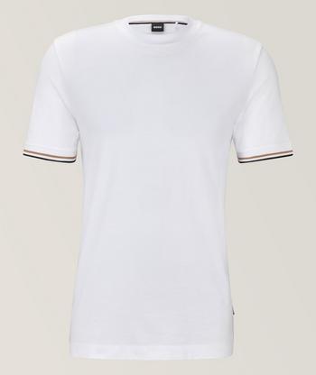 T-shirt noir classique Zegna en coton un basique incontournable