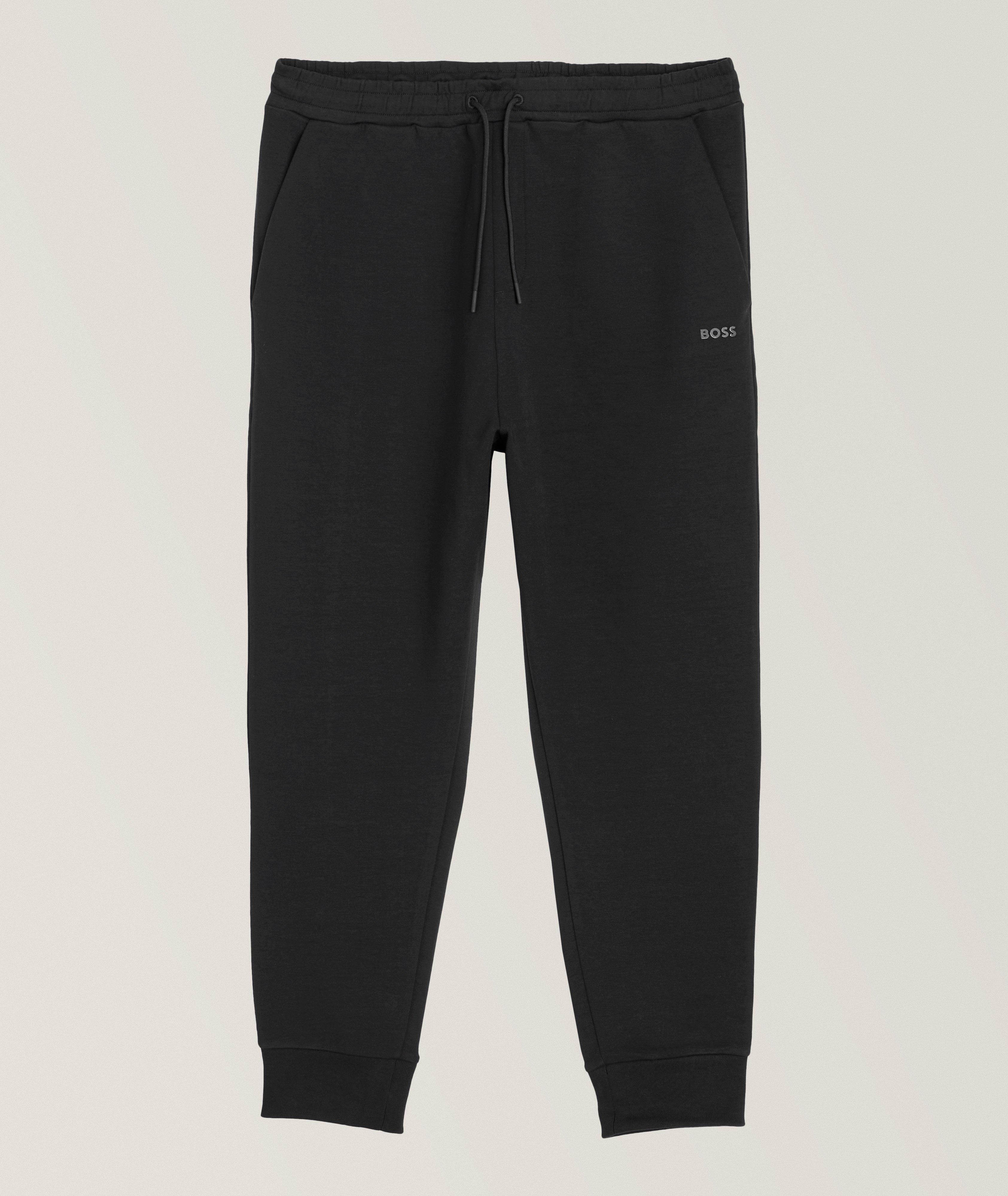 BOSS Pantalon De Survêtement Coton-Extensible Hadiko En Noir | Taille Homme TTTG