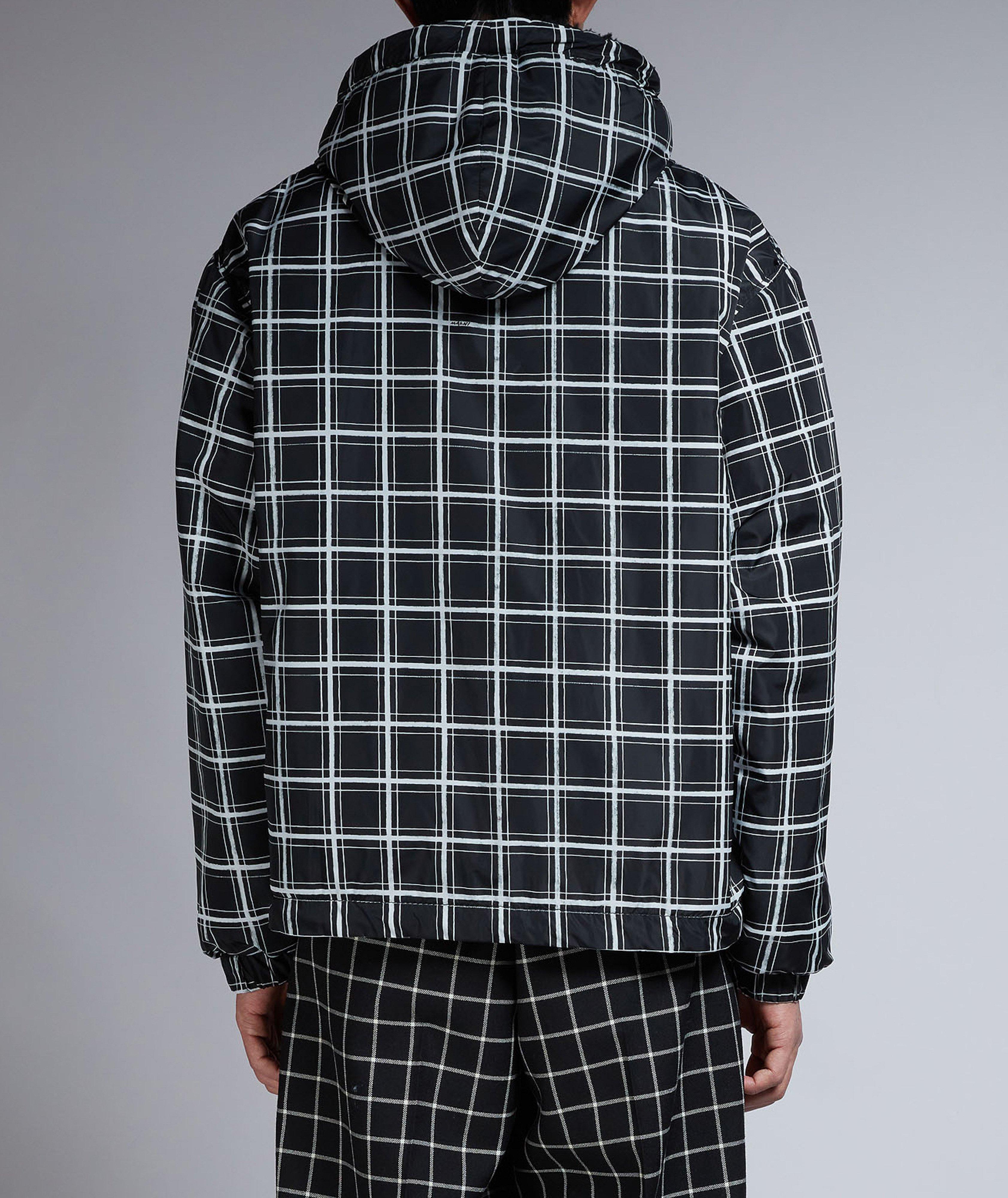 Checkered Hooded Jacket image 2