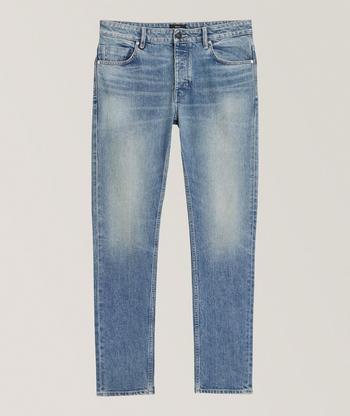 P001 Distressed Western Skinny Jeans