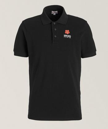 MENS BLACK SANTA MONICA PIQUE POLO | PSYCHO BUNNY