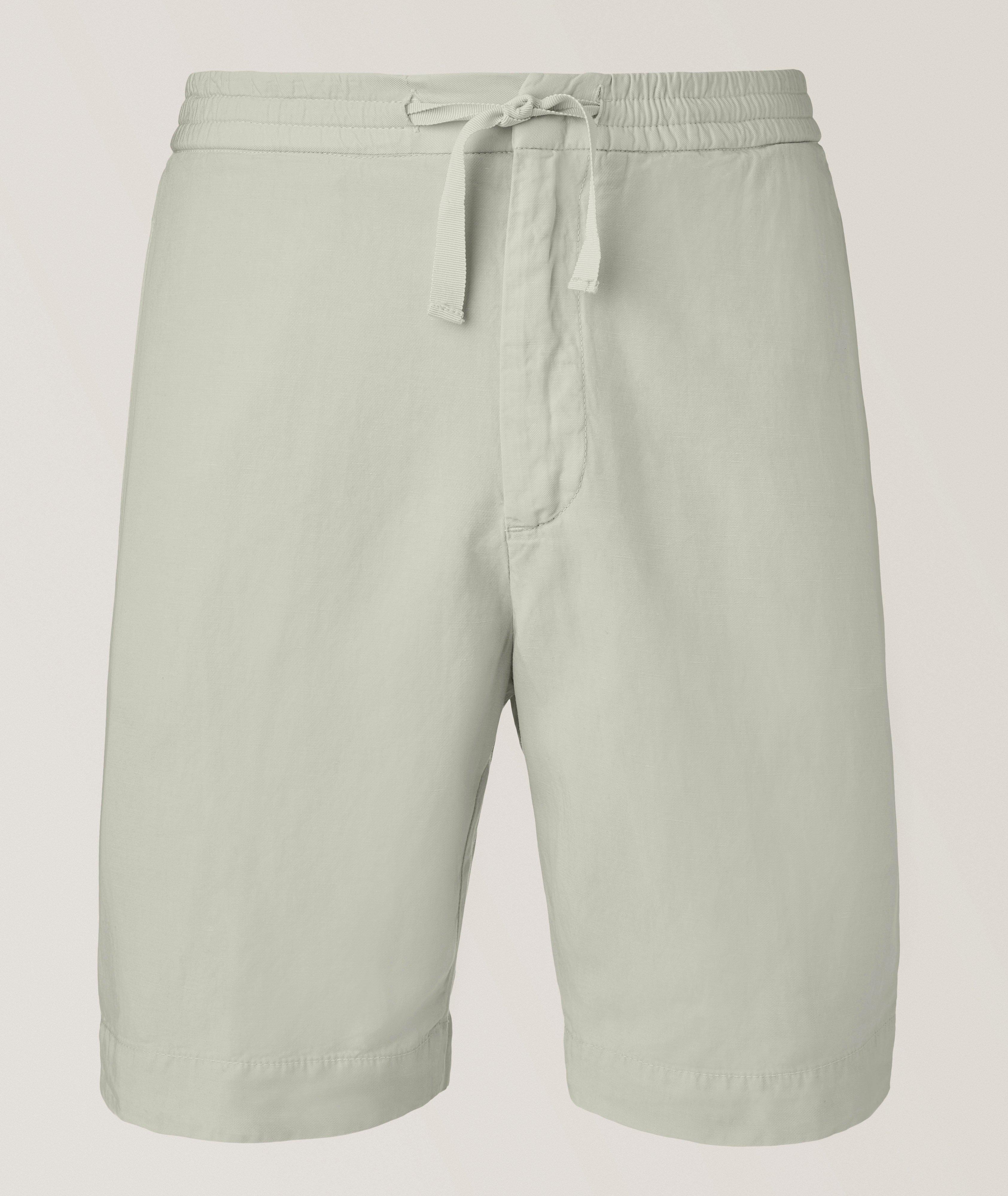 Garment-Dyed Drawstring Shorts image 0