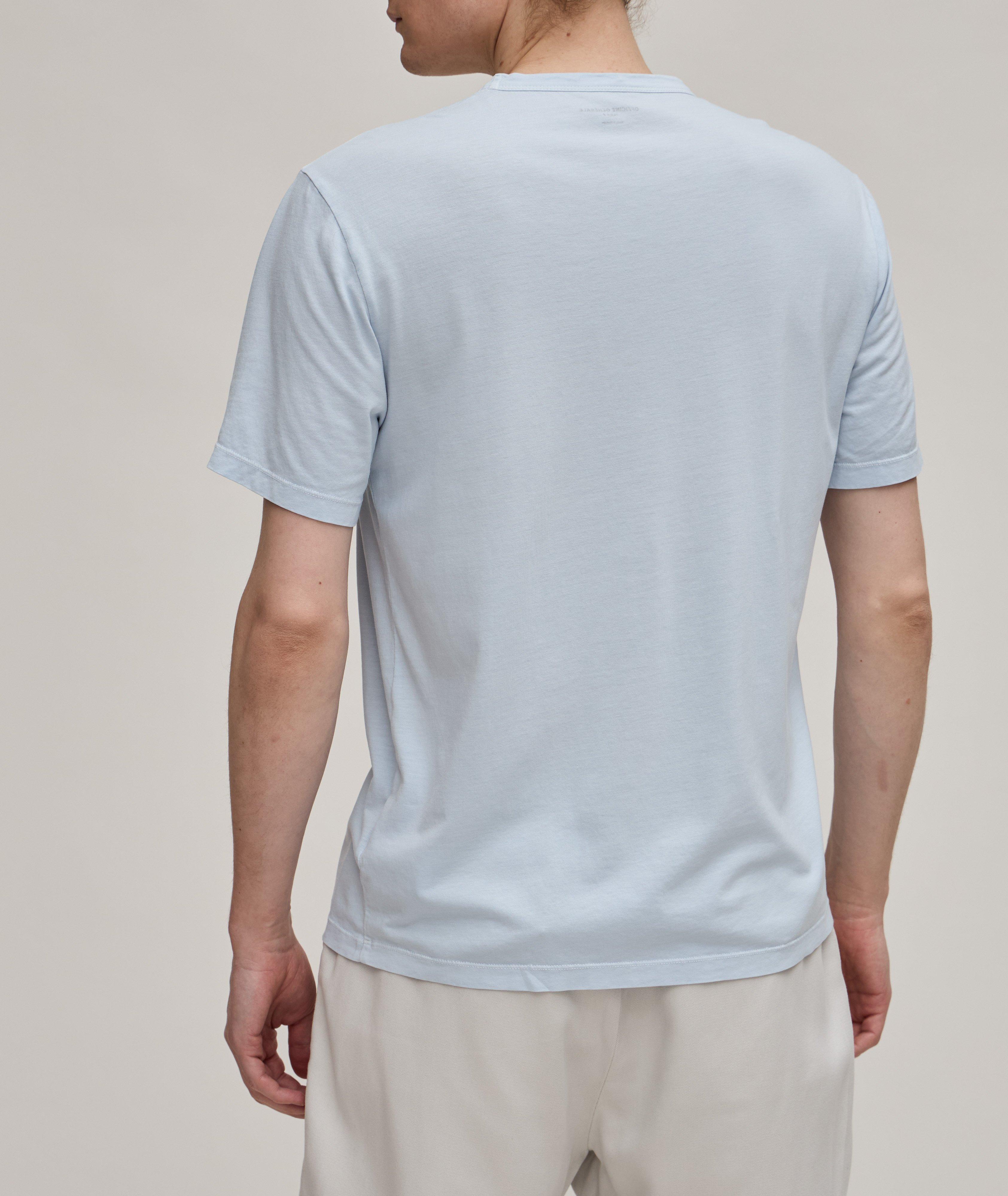 Heathered Lyocell-Cotton T-Shirt  image 2