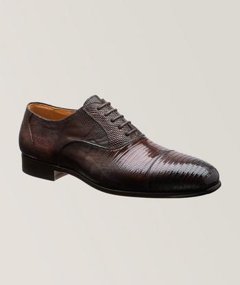 Magnanni perforated hot sale leather sneakers