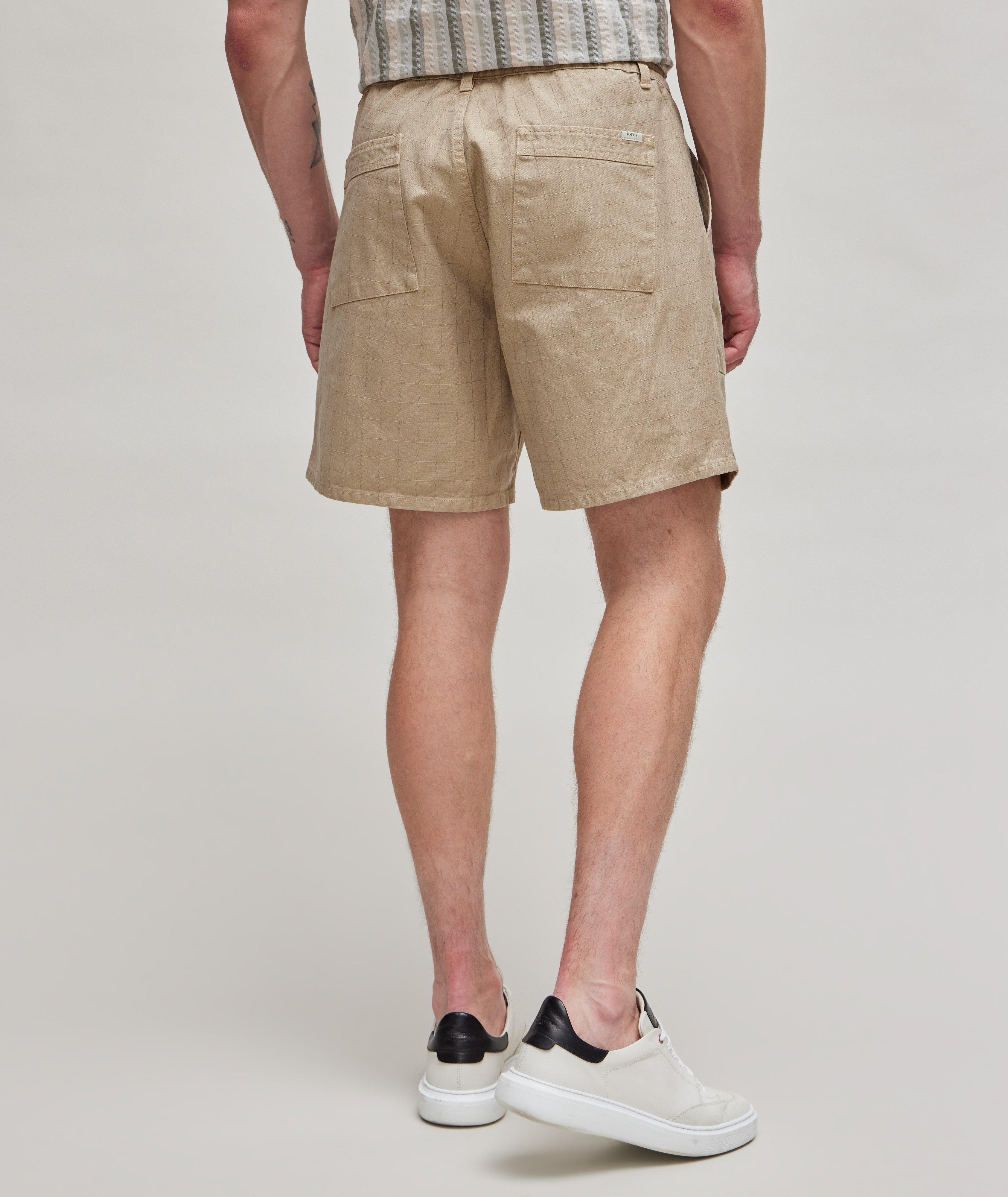 Sienna Checkered Organic Cotton Shorts  image 2