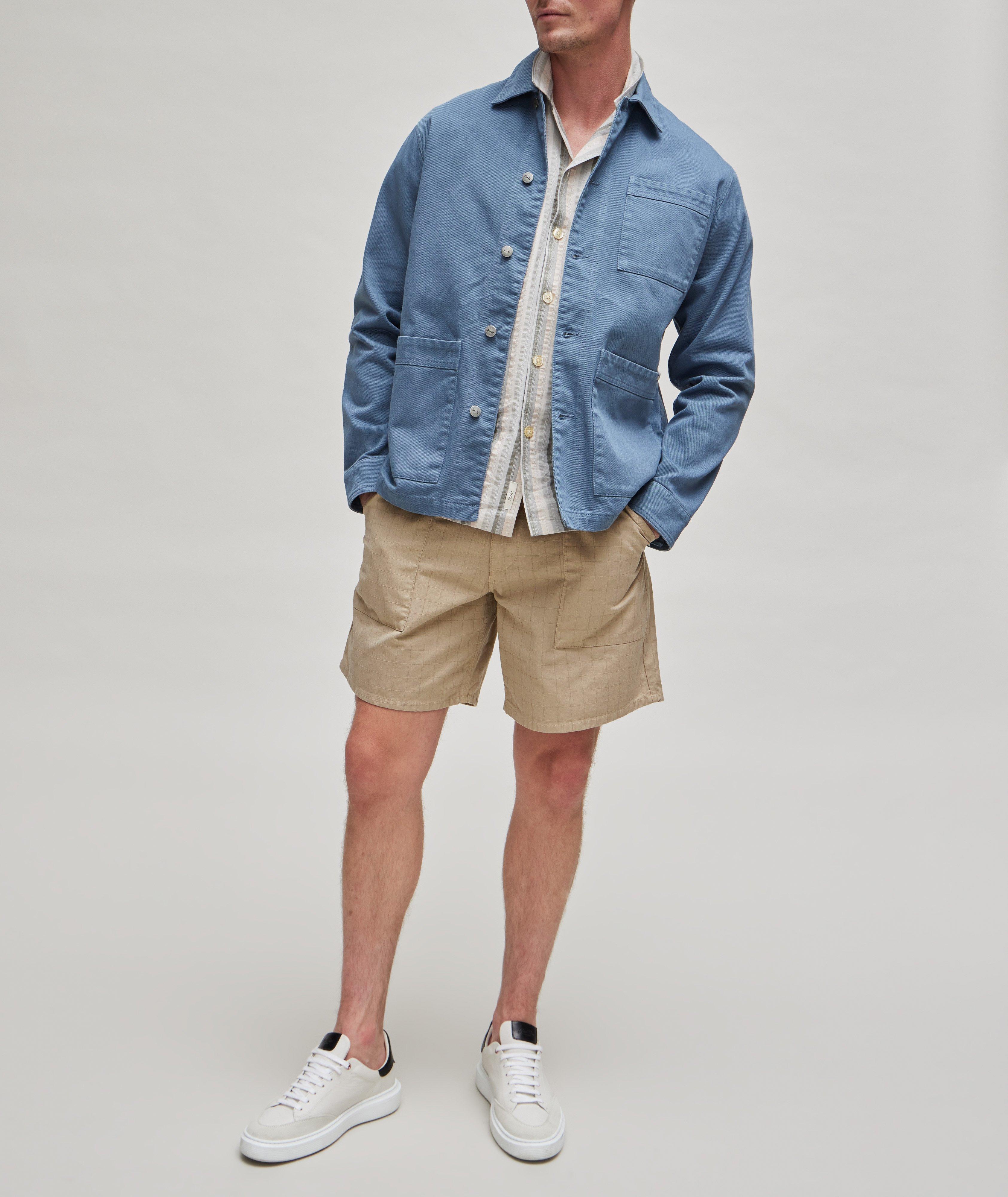 Sienna Checkered Organic Cotton Shorts  image 3