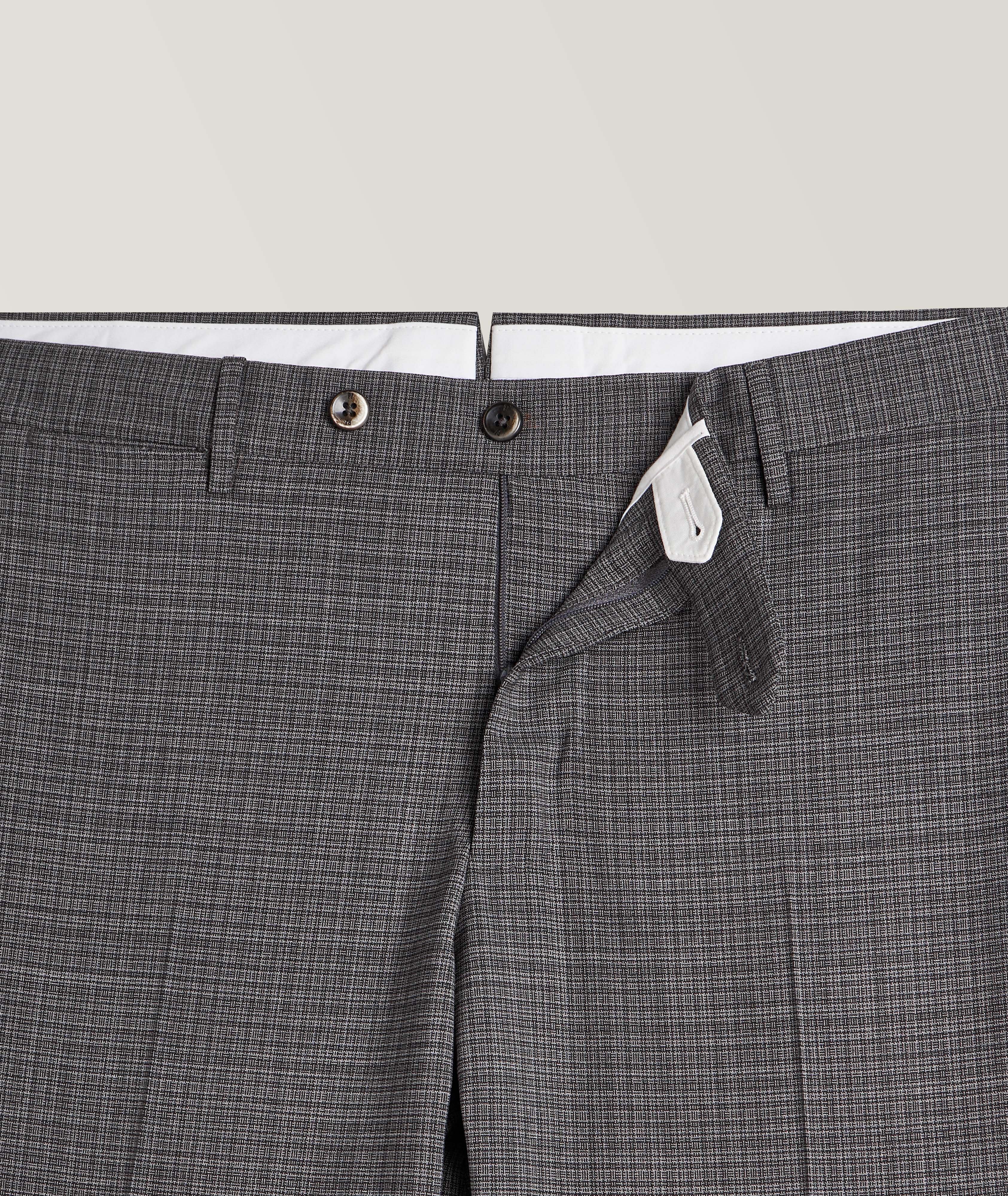 Neat Stretch-Virgin Wool Pants  image 1