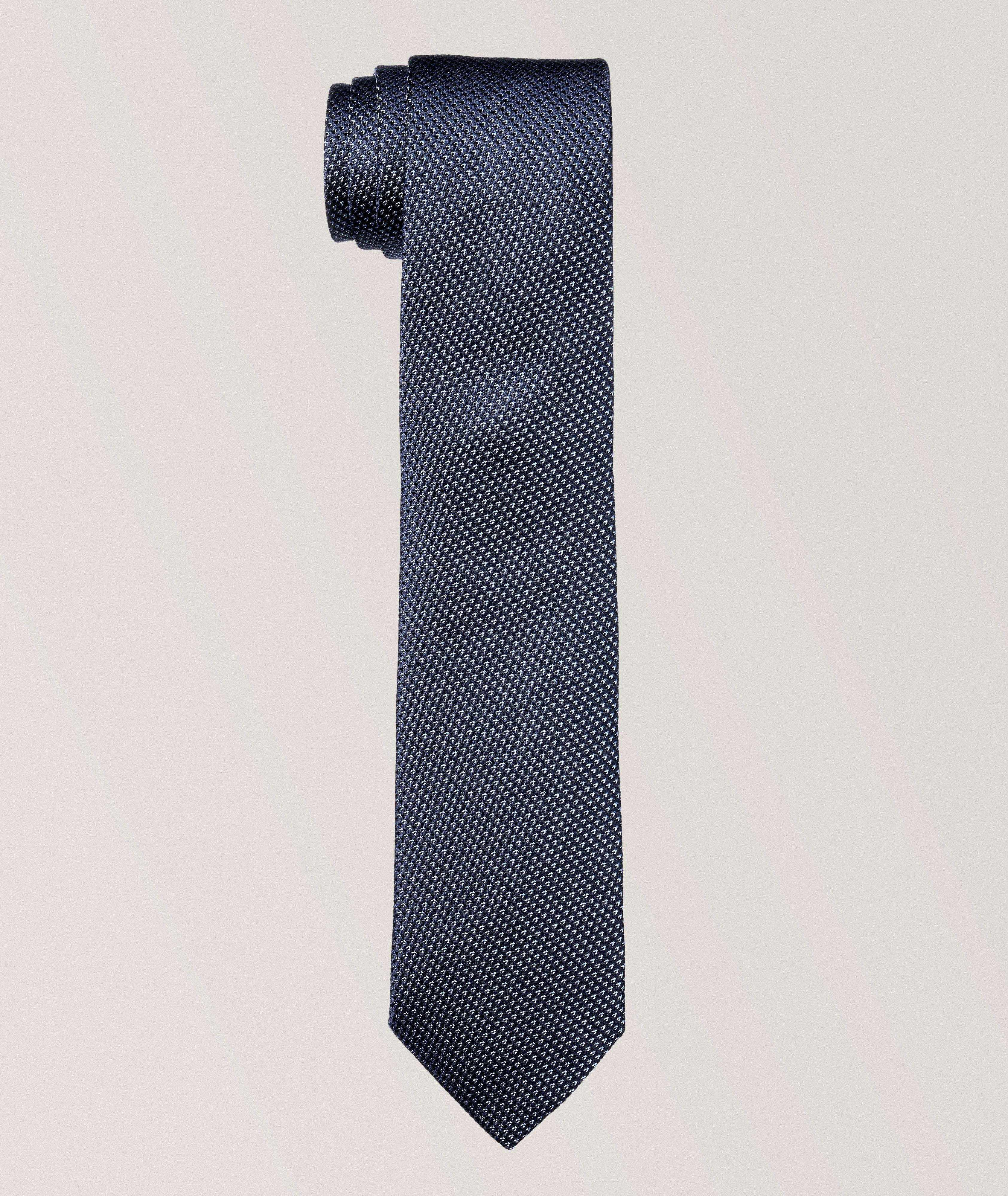 Woven Pattern Silk Tie