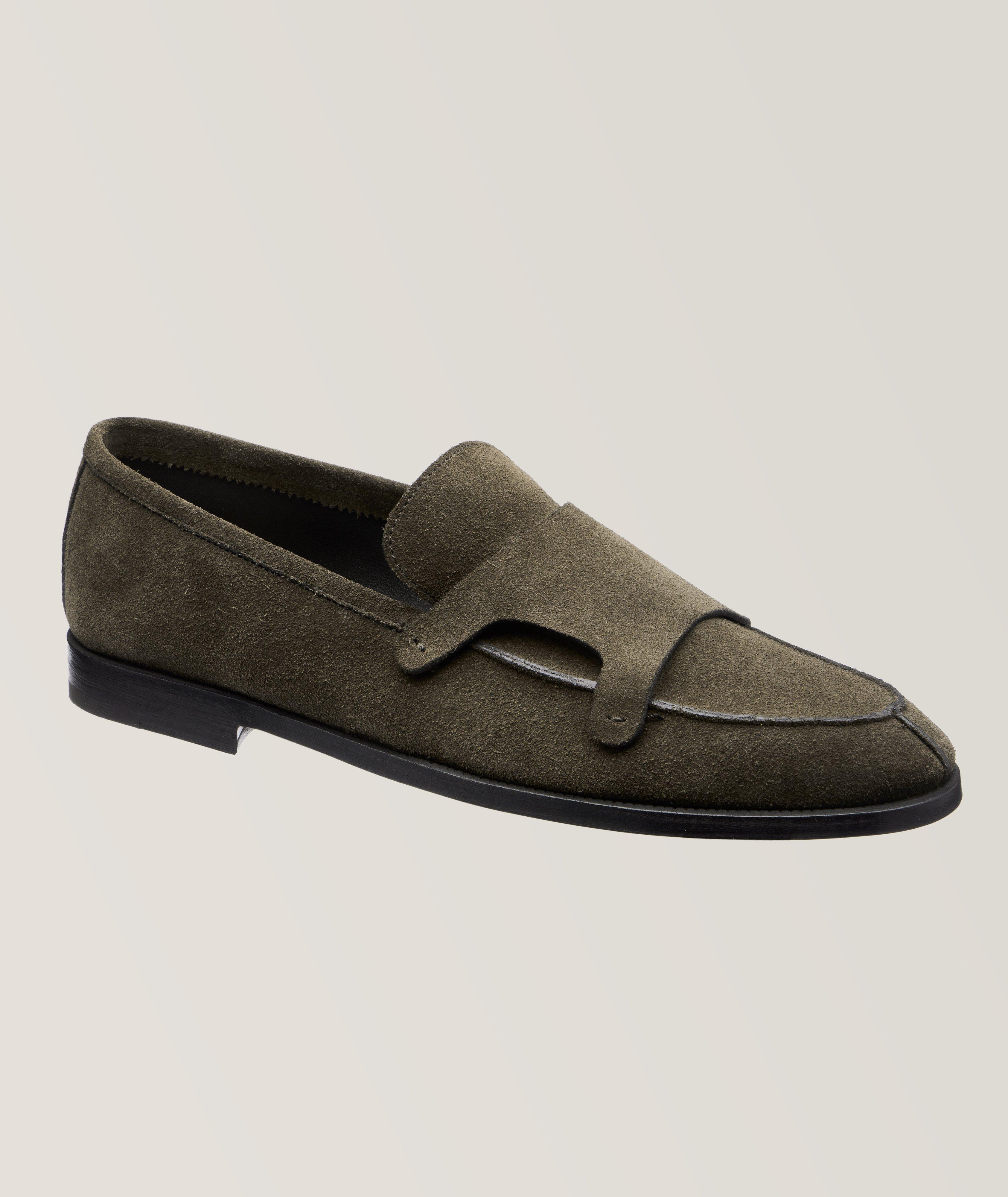 Suede Double Monkstraps image 0