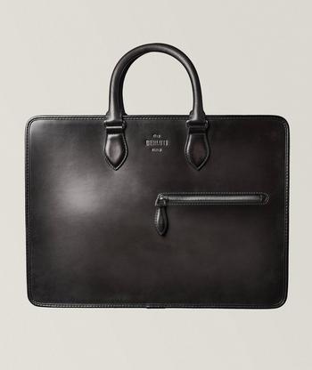 Berluti E'Mio Scritto Leather Briefcase | Bags & Cases | Harry Rosen