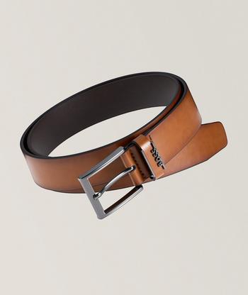 Ralph Lauren Purple Label Wellington Collection Leather Belt 