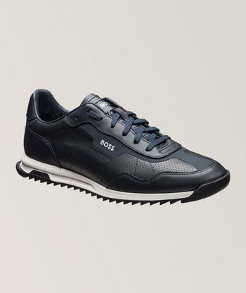 Boss zephir runn cheap nylon trainers in black