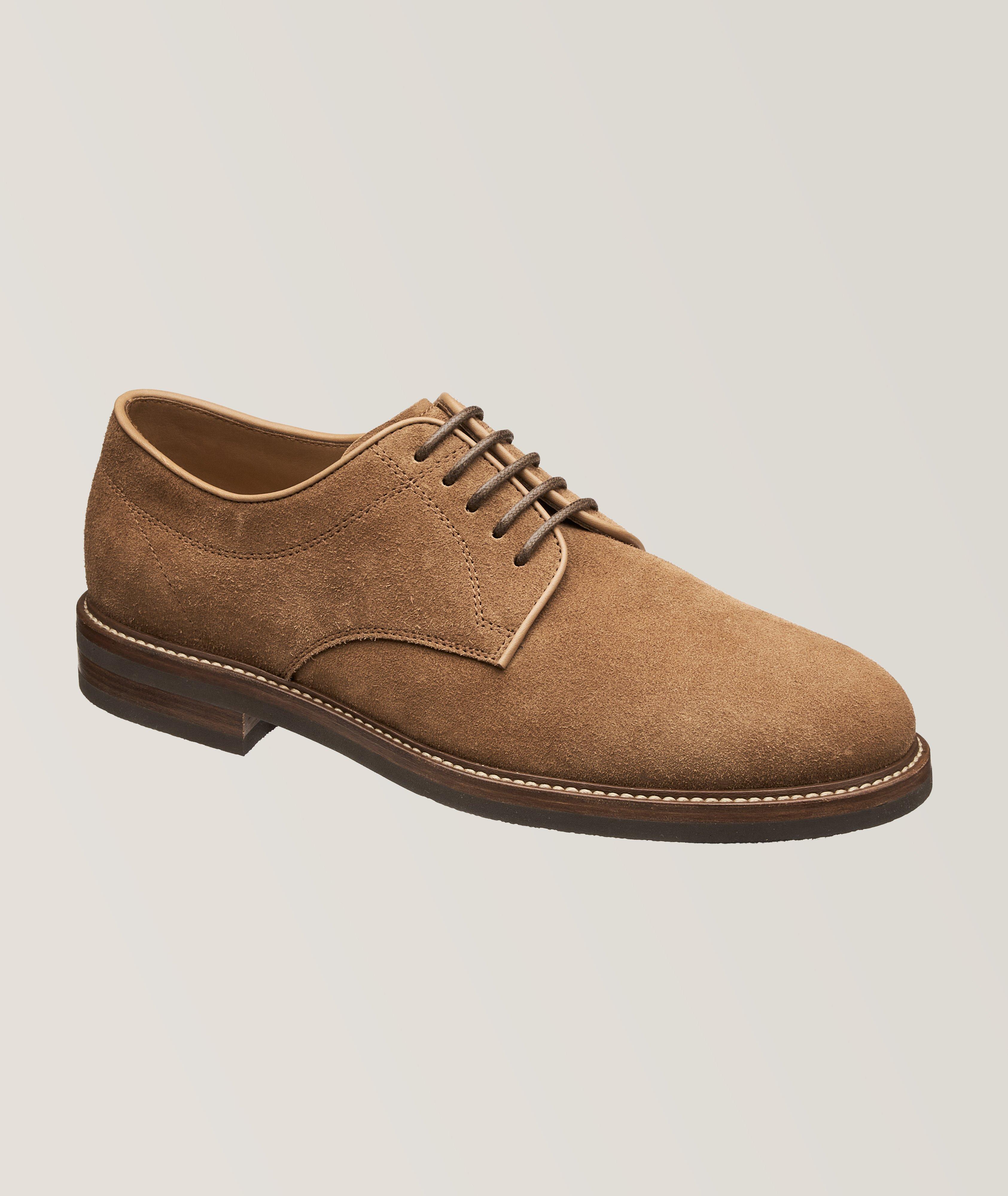 Suede Lace-up Derbies