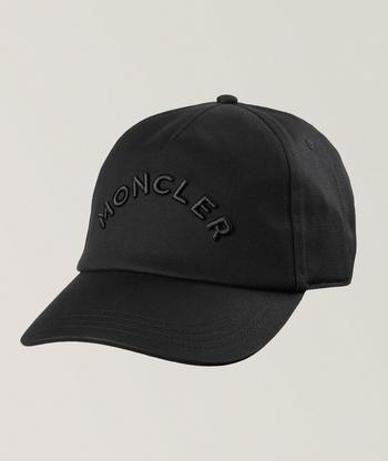 Moncler Logo Embroidered Cotton Baseball Cap | Hats | Harry