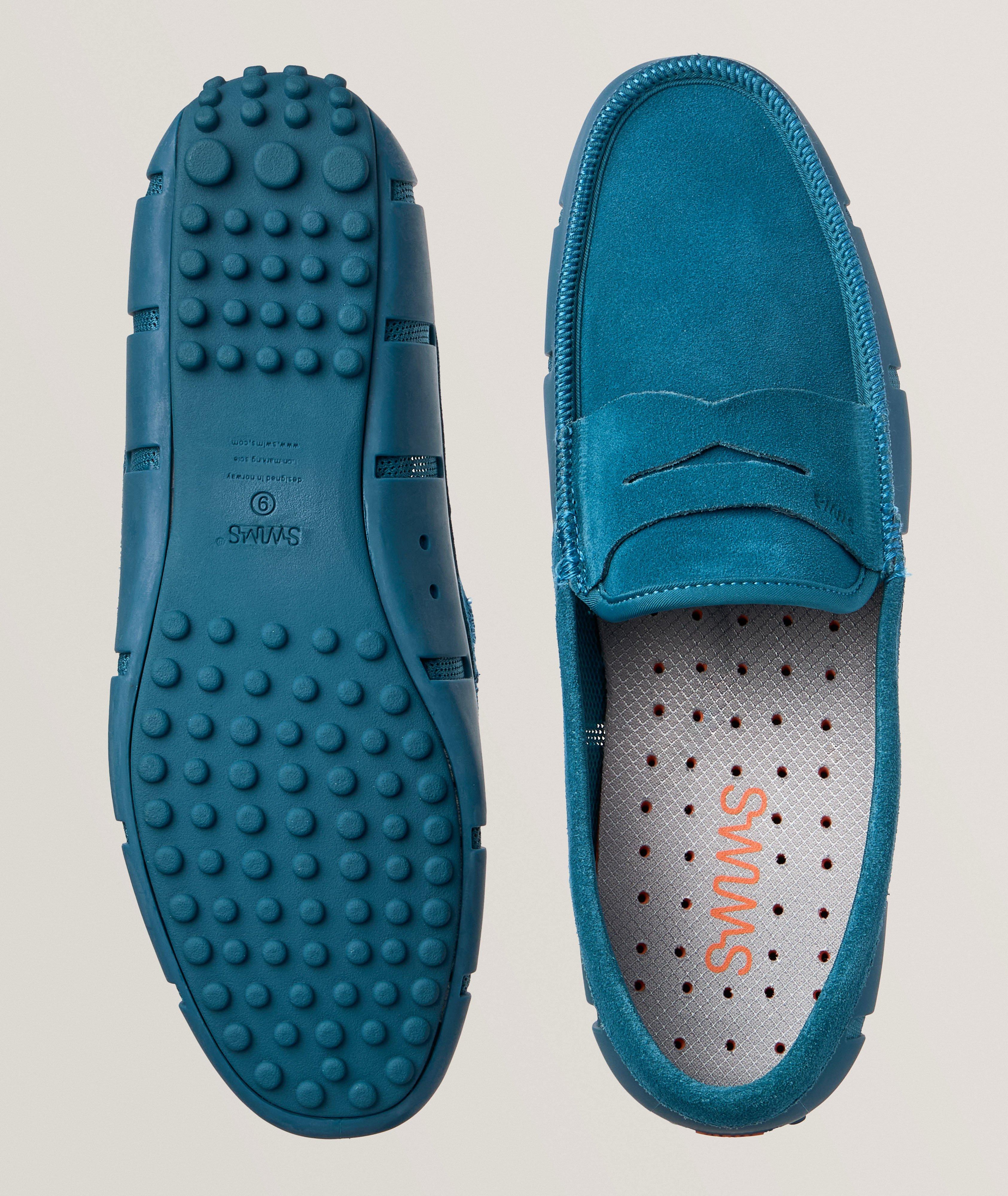 Lux Suede-Leather Penny Loafers  image 2