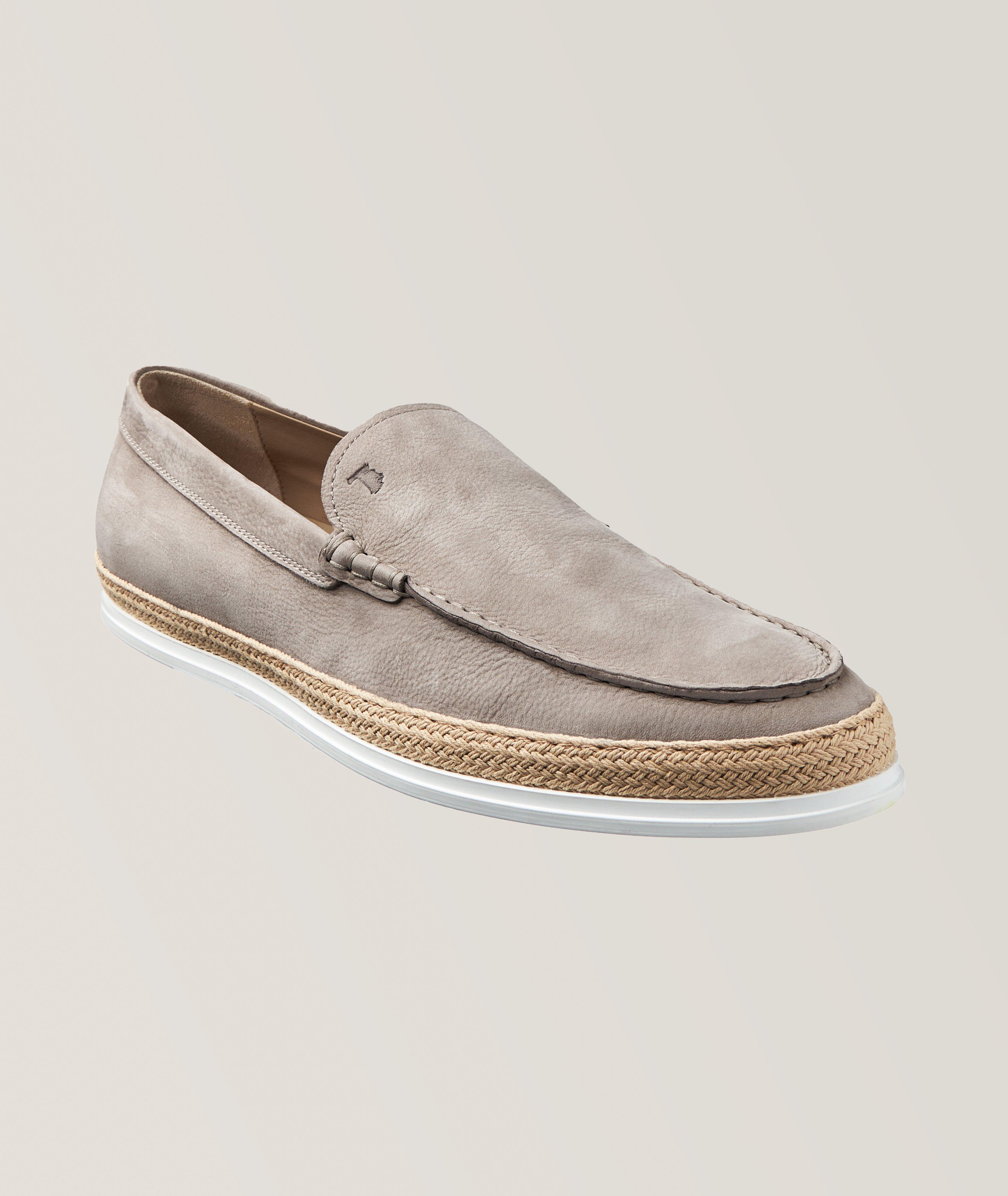 Tod's Espadrille En Nubuck En Brun , Taille Homme 9