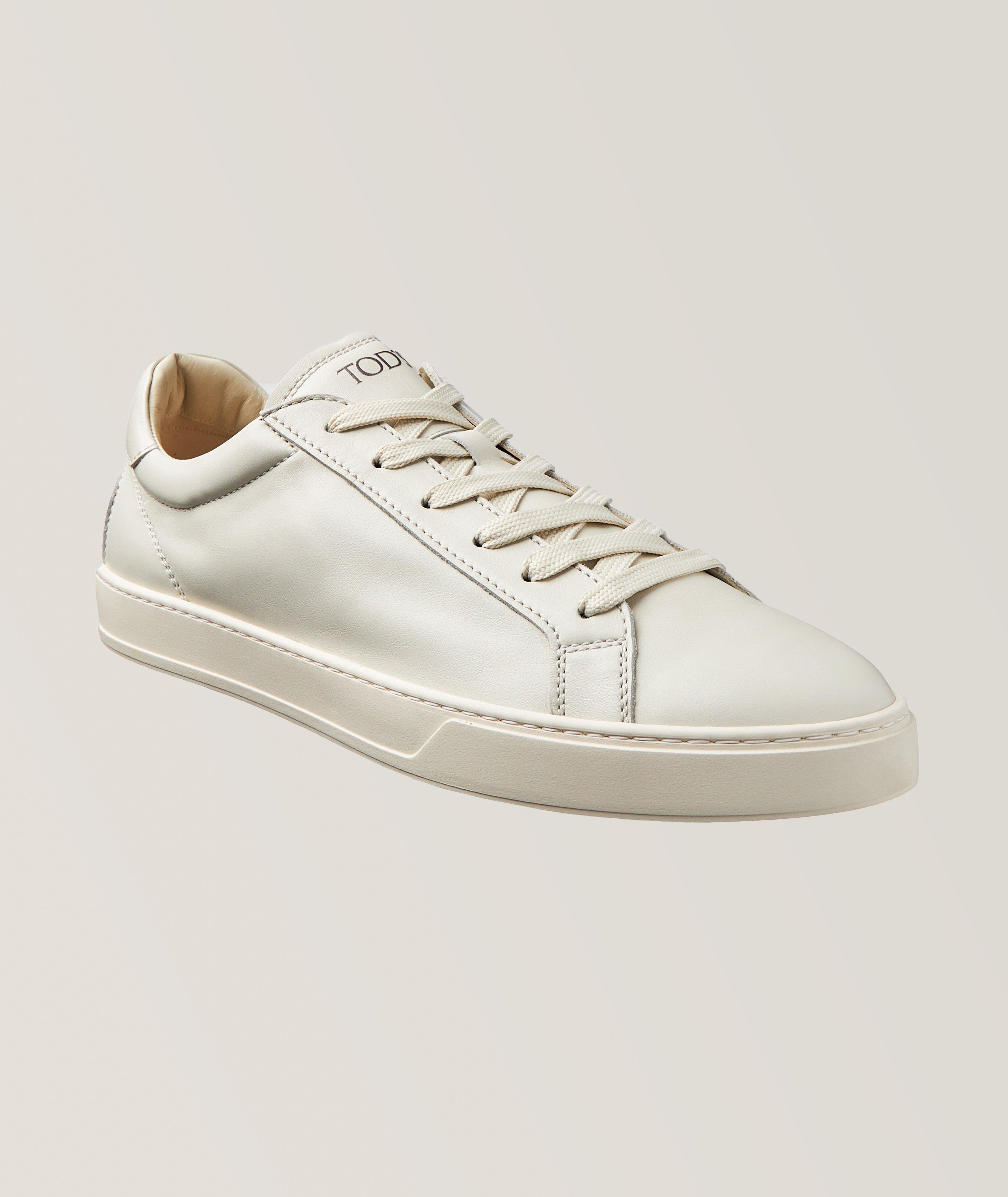 Tod's Chaussure Sport En Cuir En Blanc , Taille Homme 11